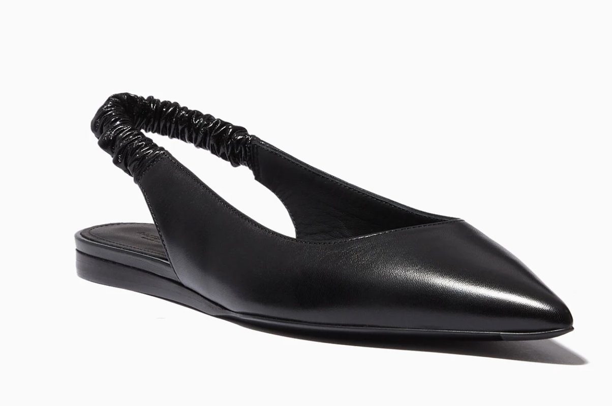 BOTTEGA VENETA Slingback Ballet Flats Slides Pantolette Mules Sandale