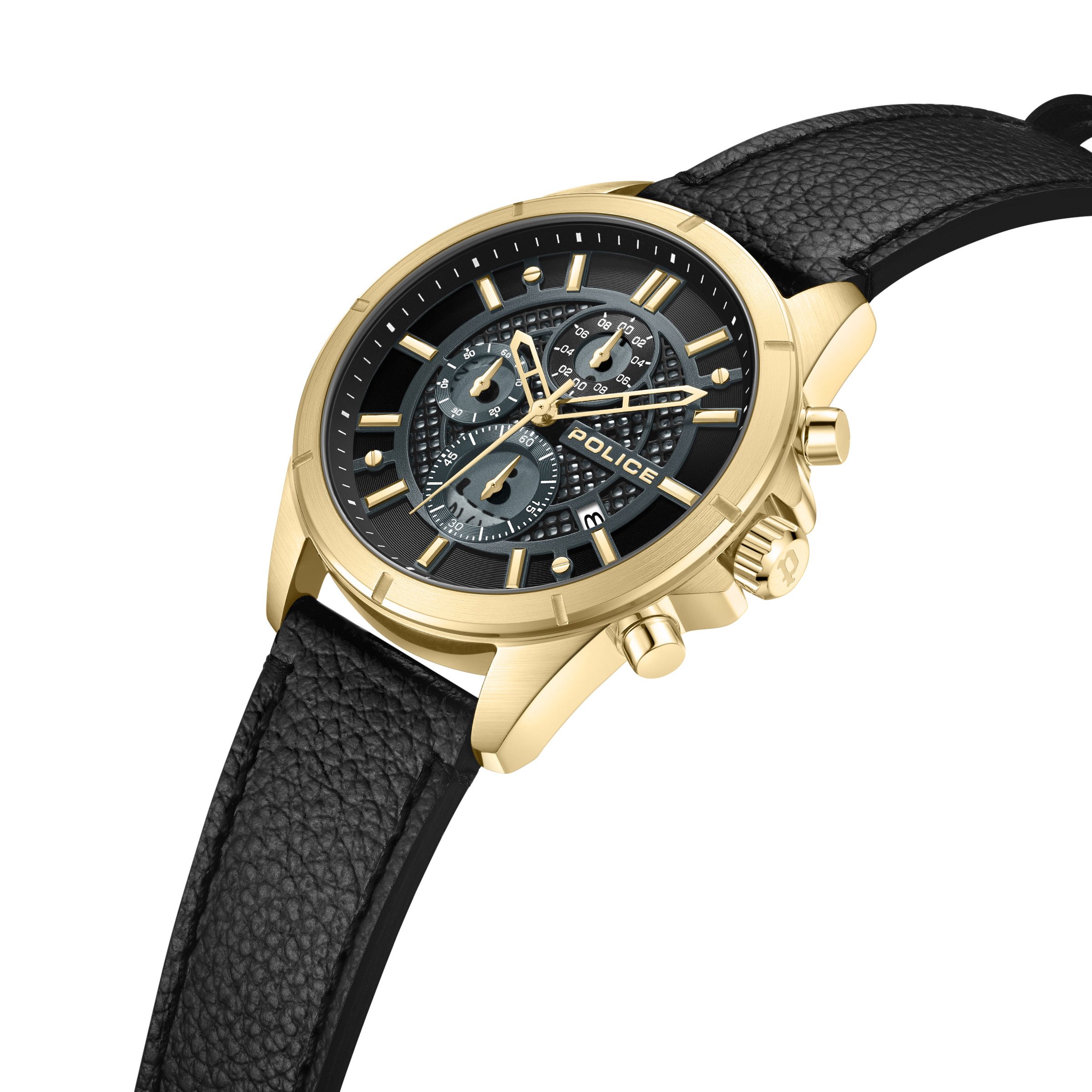 Police Quarzuhr Quarzuhr Herrenuhr 45 Quarz Herren