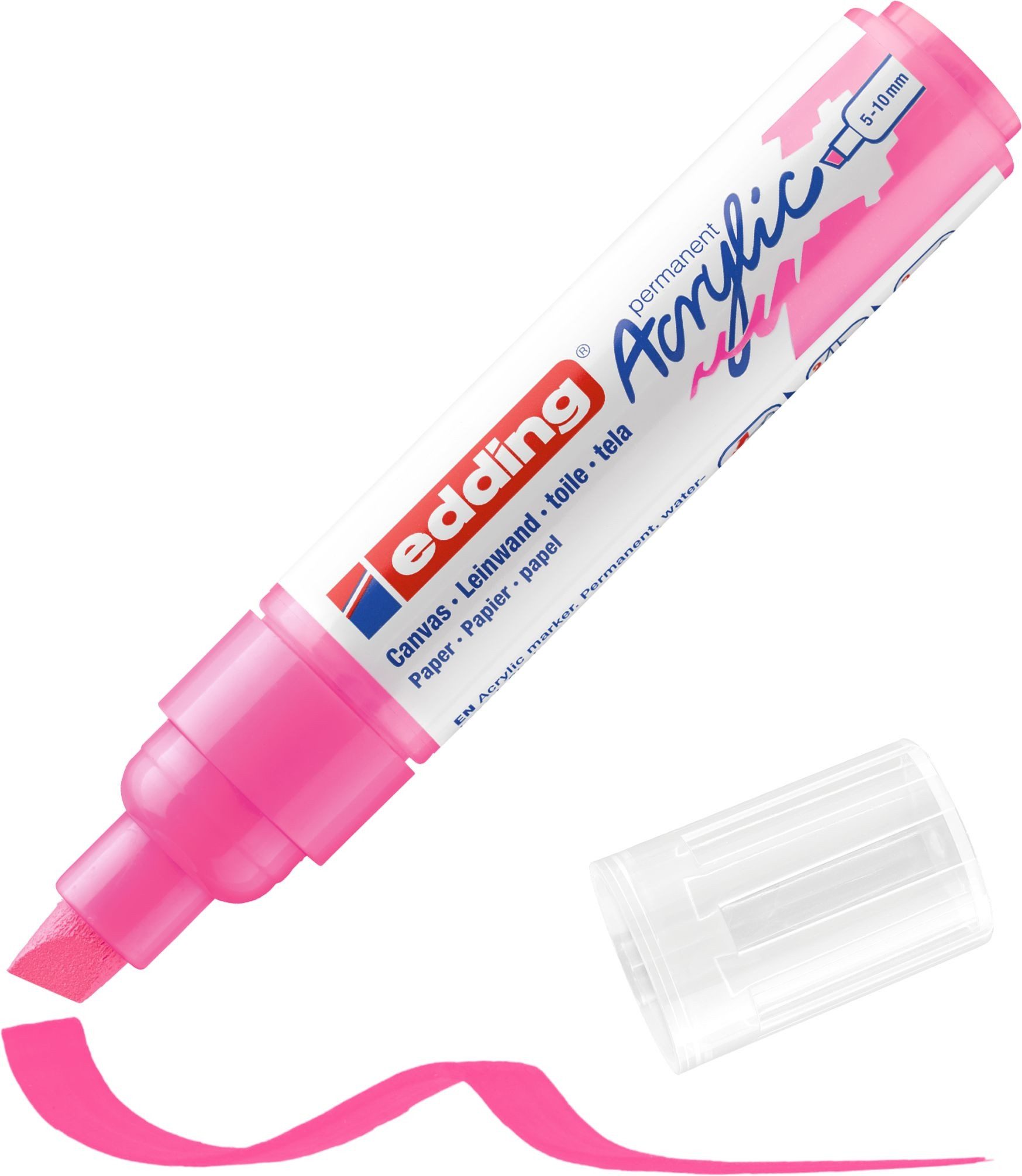 edding Marker Acrylmarker edding 5000 breit neonpink