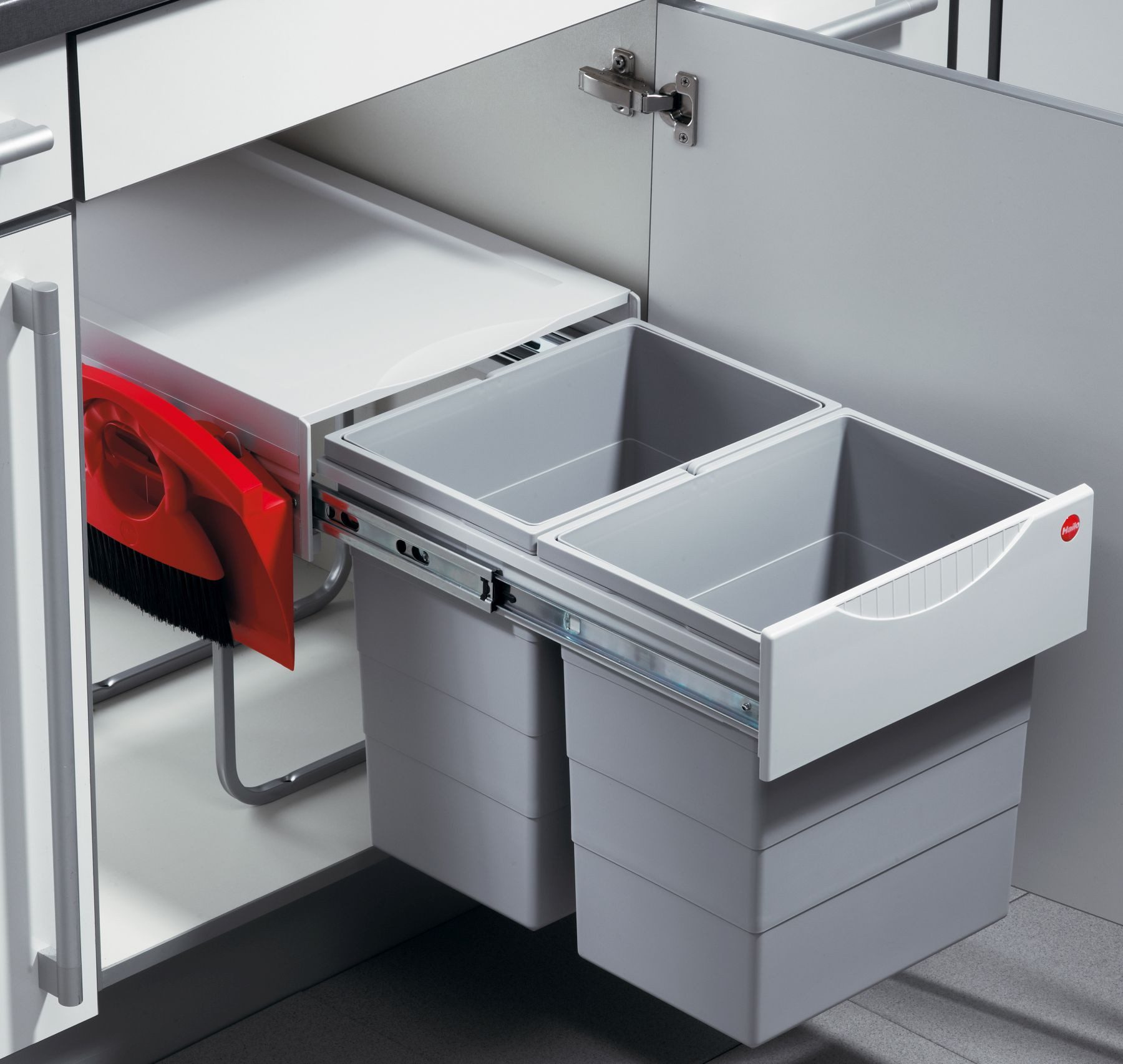 Hailo Einbaumülleimer Hailo Mülleimer Küche Einbau ab 40cm Schrank Abfalleimer Mülltrennung, siehe Beschreibung