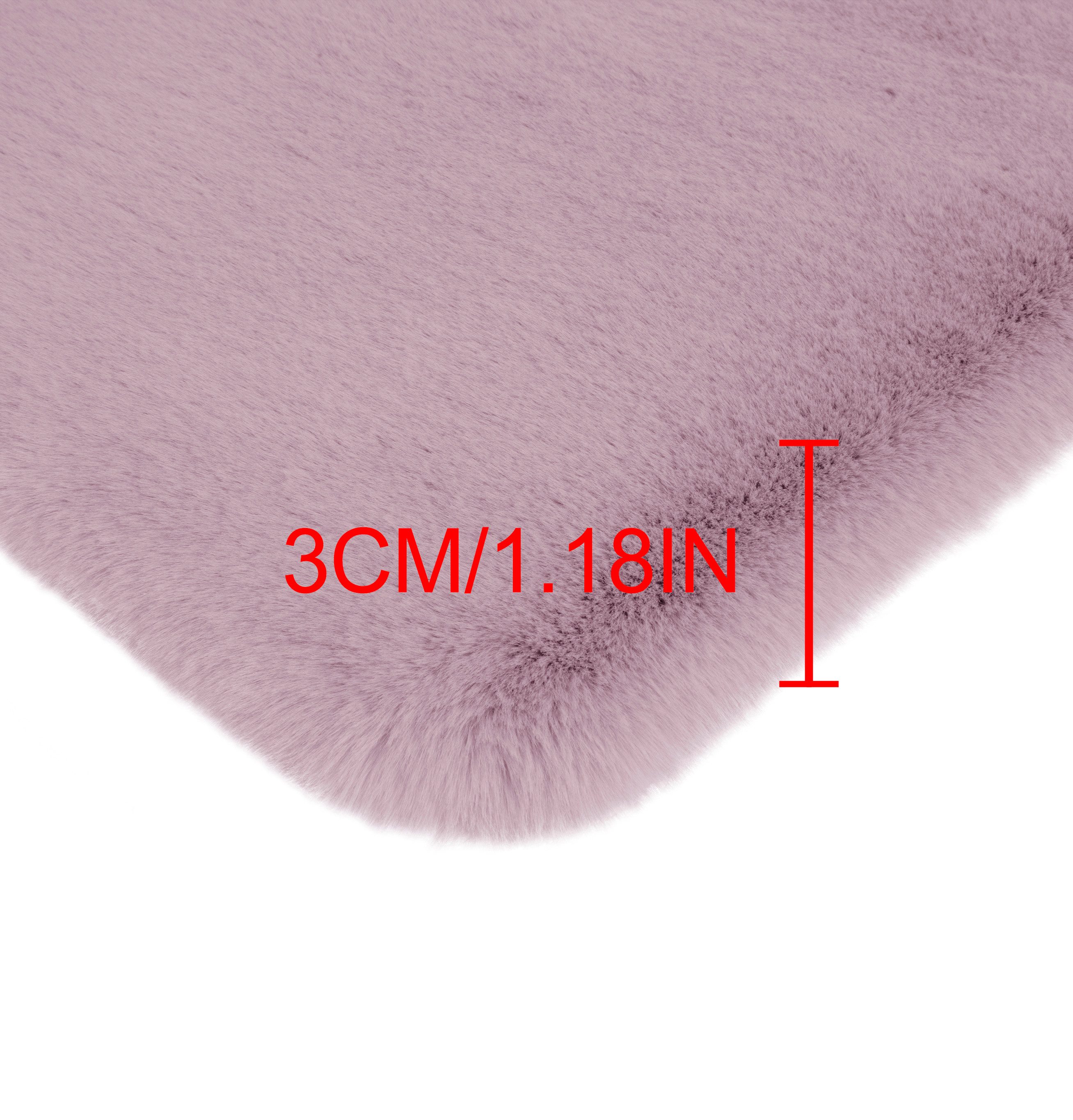 OTTO home Badematte Rabbit Badematten, Badvorleger, Badezimmer Teppich, Höhe 30 mm, rutschhemmend beschichtet, fußbodenheizungsgeeignet, schnell trocknend, strapazierfähig, Polyester, rechteckig, Kaninchenfell-Haptik, Badteppich, rechteckig, rund & als 3-tlg. Set