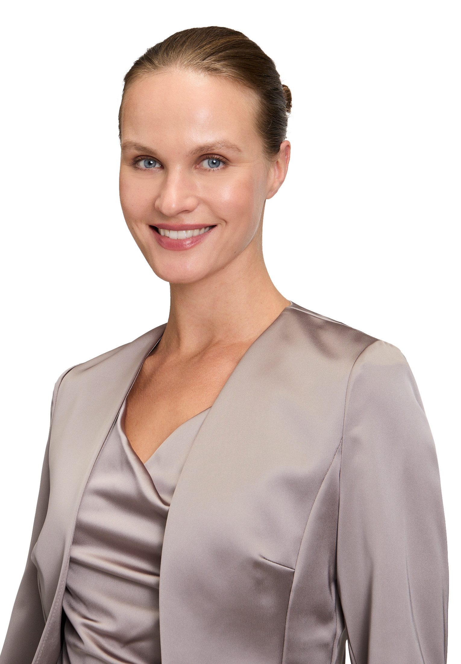 Vera Mont Bolerojacke Damen mit Kellerfalten