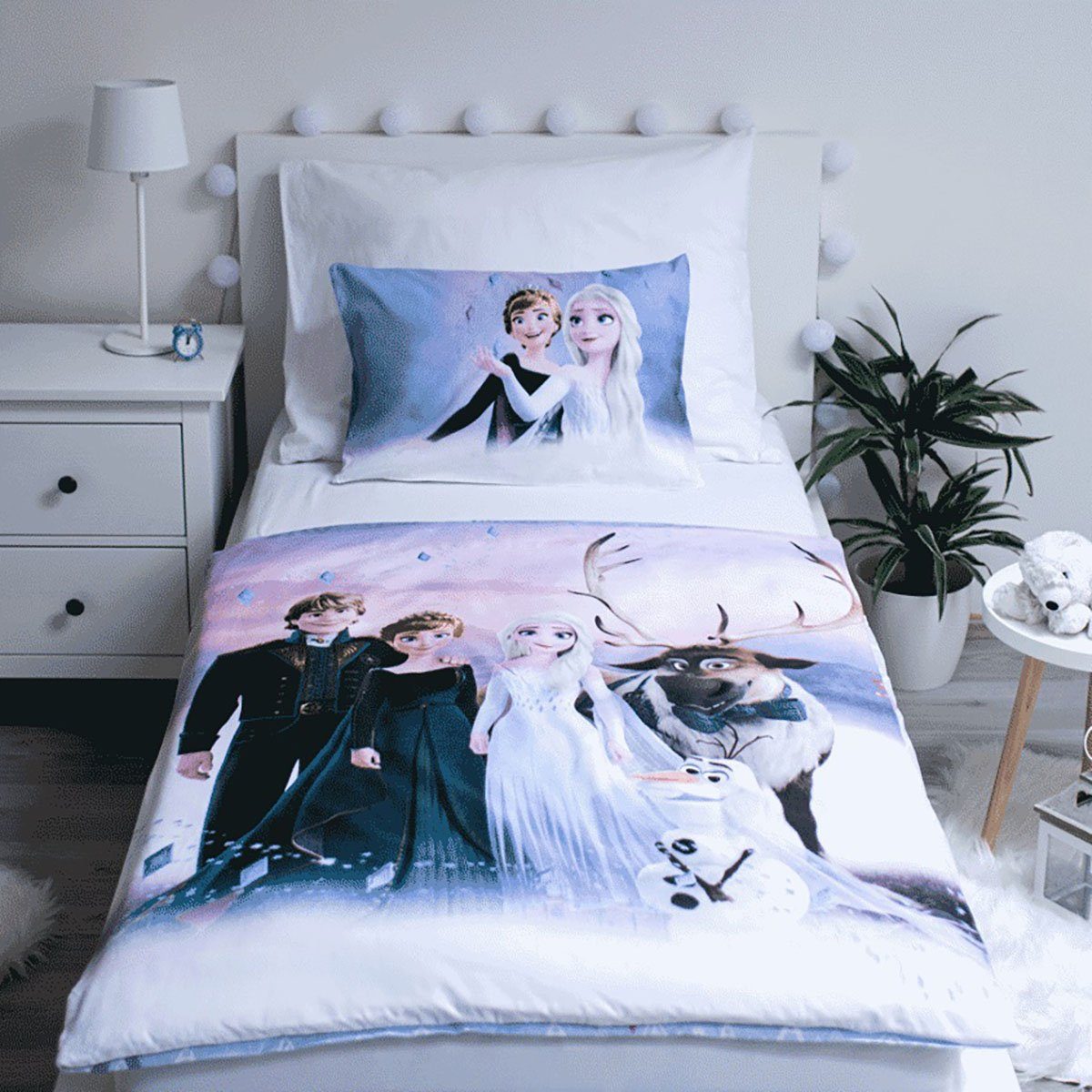 Jerry Fabrics Kinderbettwäsche Frozen, Renforcé, 2 günstig online kaufen