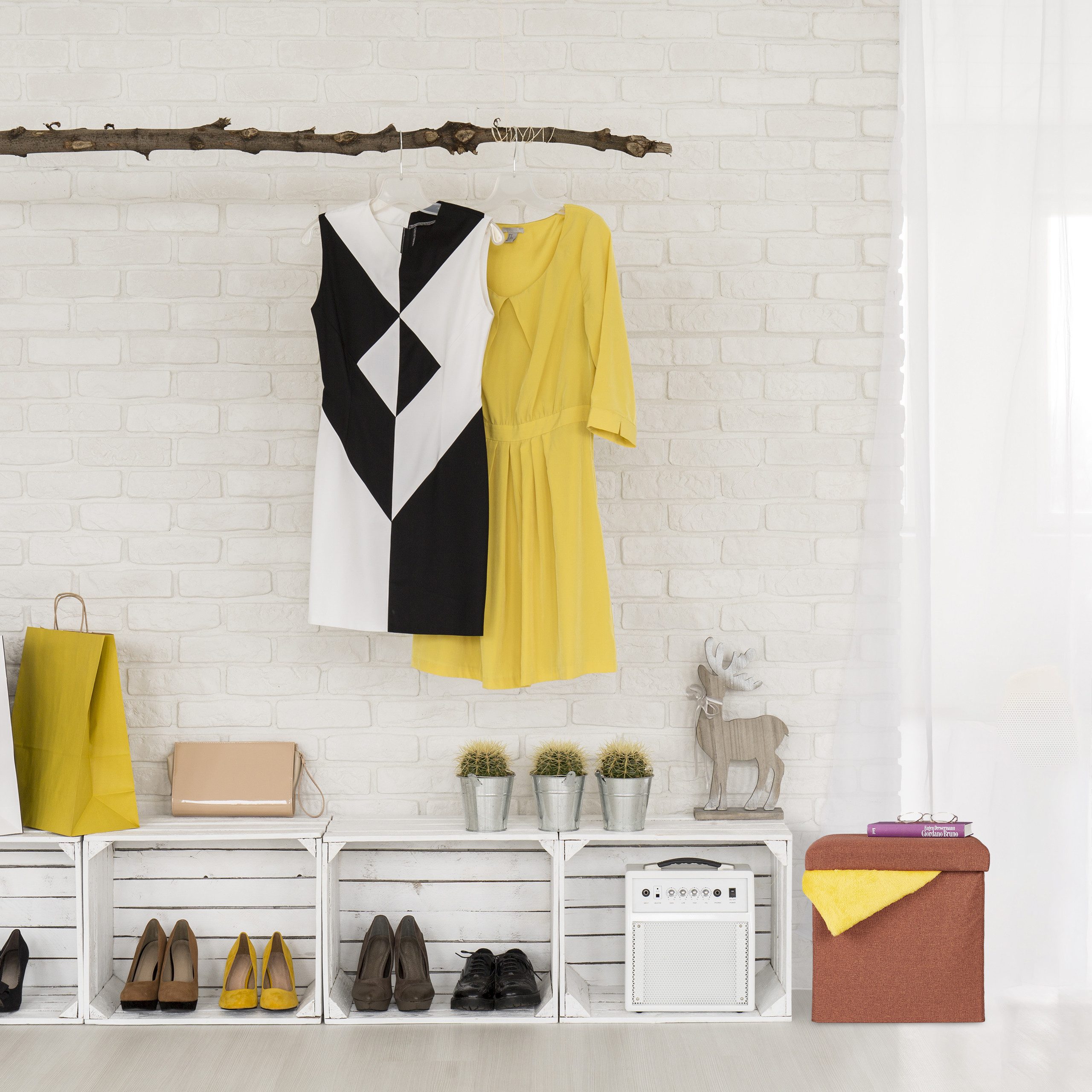 relaxdays Sitzhocker mit Stauraum, braun günstig online kaufen