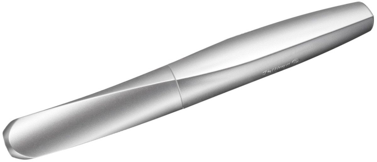 Pelikan Tintenfeinschreiber Tintenroller Twist R457 Silber inkl. Tintenpatrone