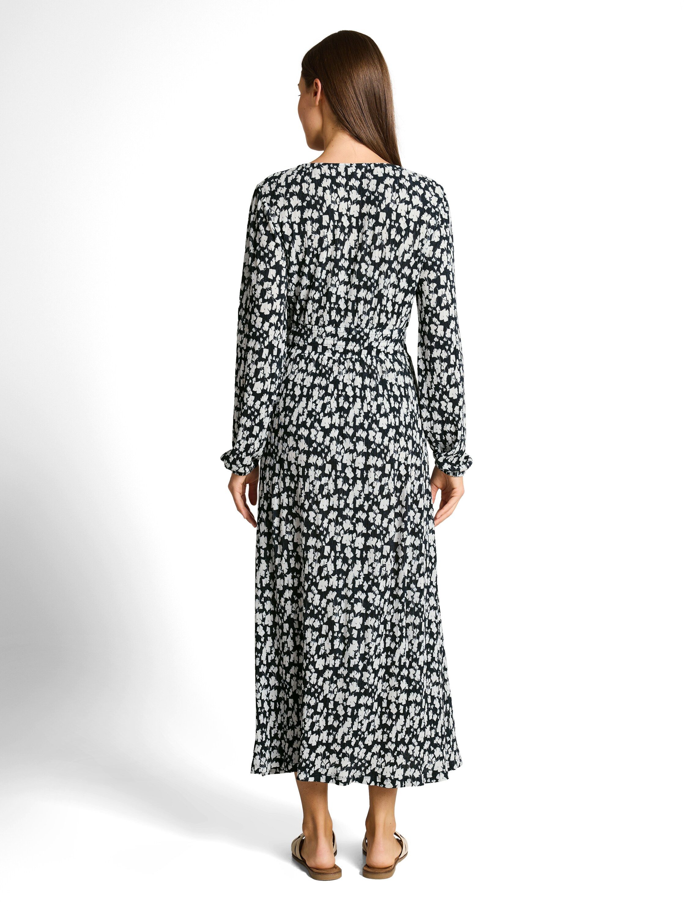 TOM TAILOR Midikleid mit All-Over Print