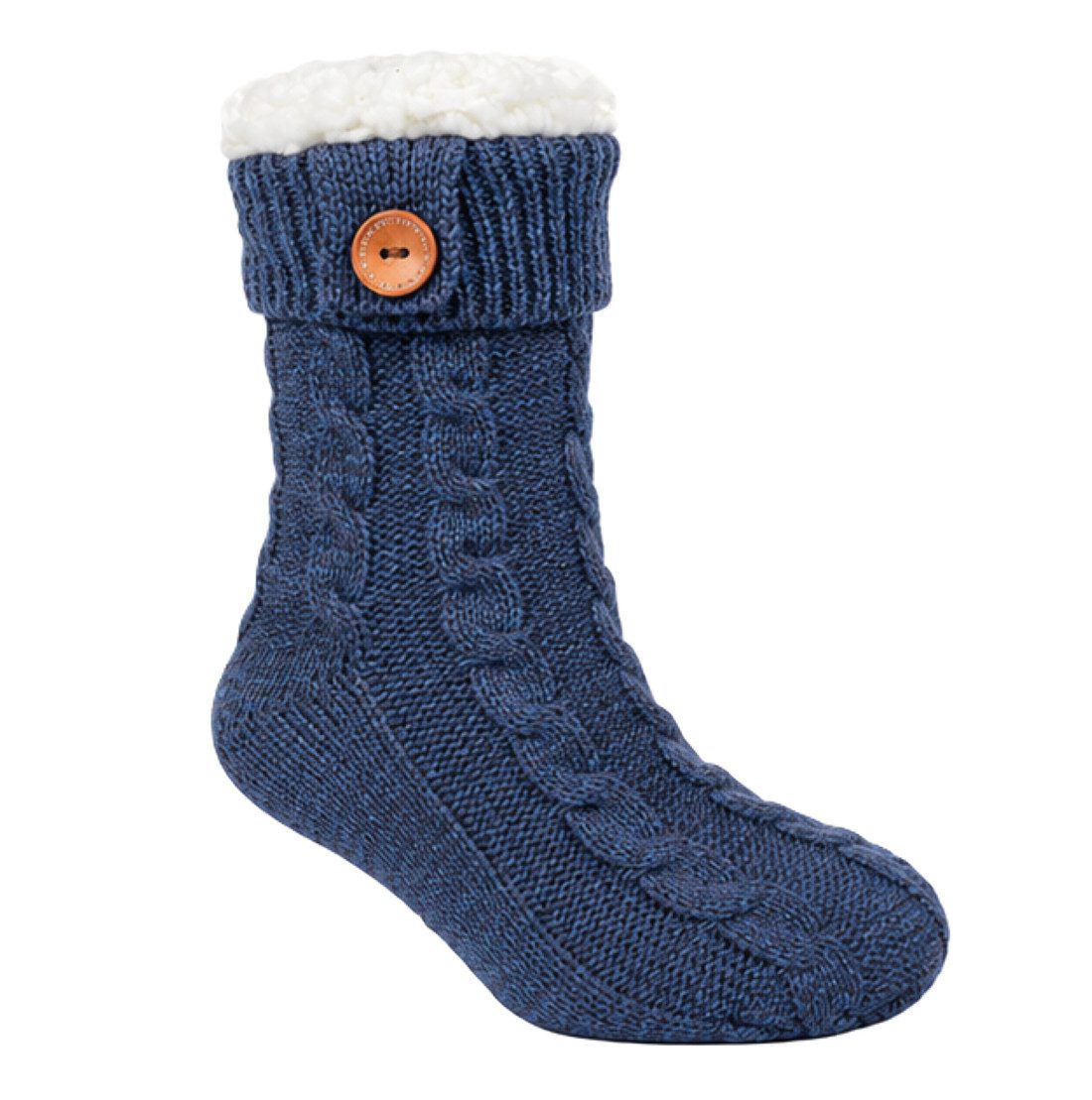 Riese ABS-Socken Damen Thermo Kuschelsocken „Wintertraum“ (Packung, 1 Paar) angenehm warm und kuschelig