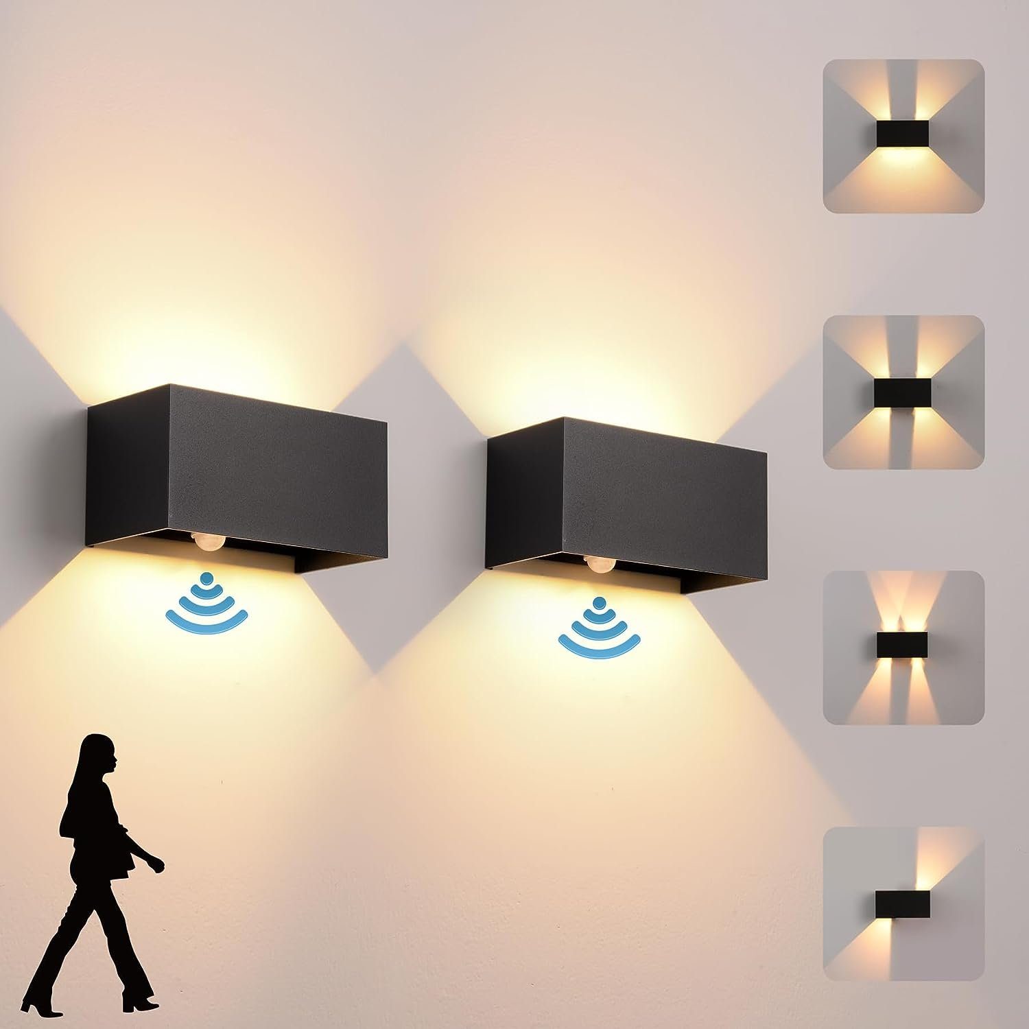 KUKAK LED Außen-Wandleuchte, LED fest integriert, günstig online kaufen