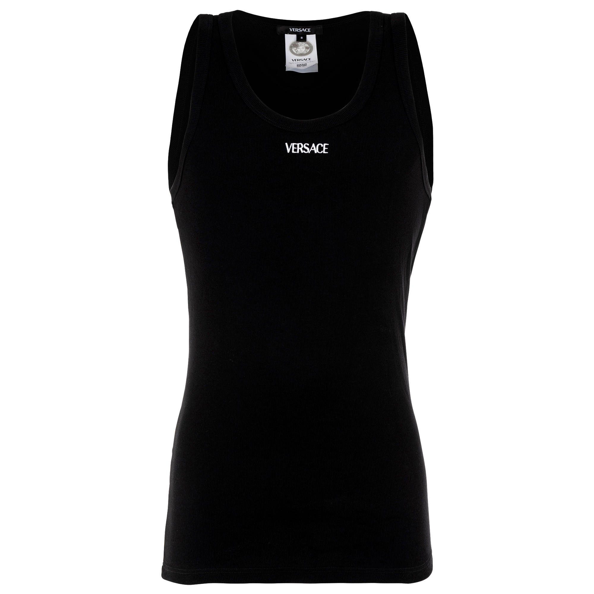 Versace Unterhemd Herren Unterhemd 1er Pack Baumwollmischung (Packung, 1er günstig online kaufen