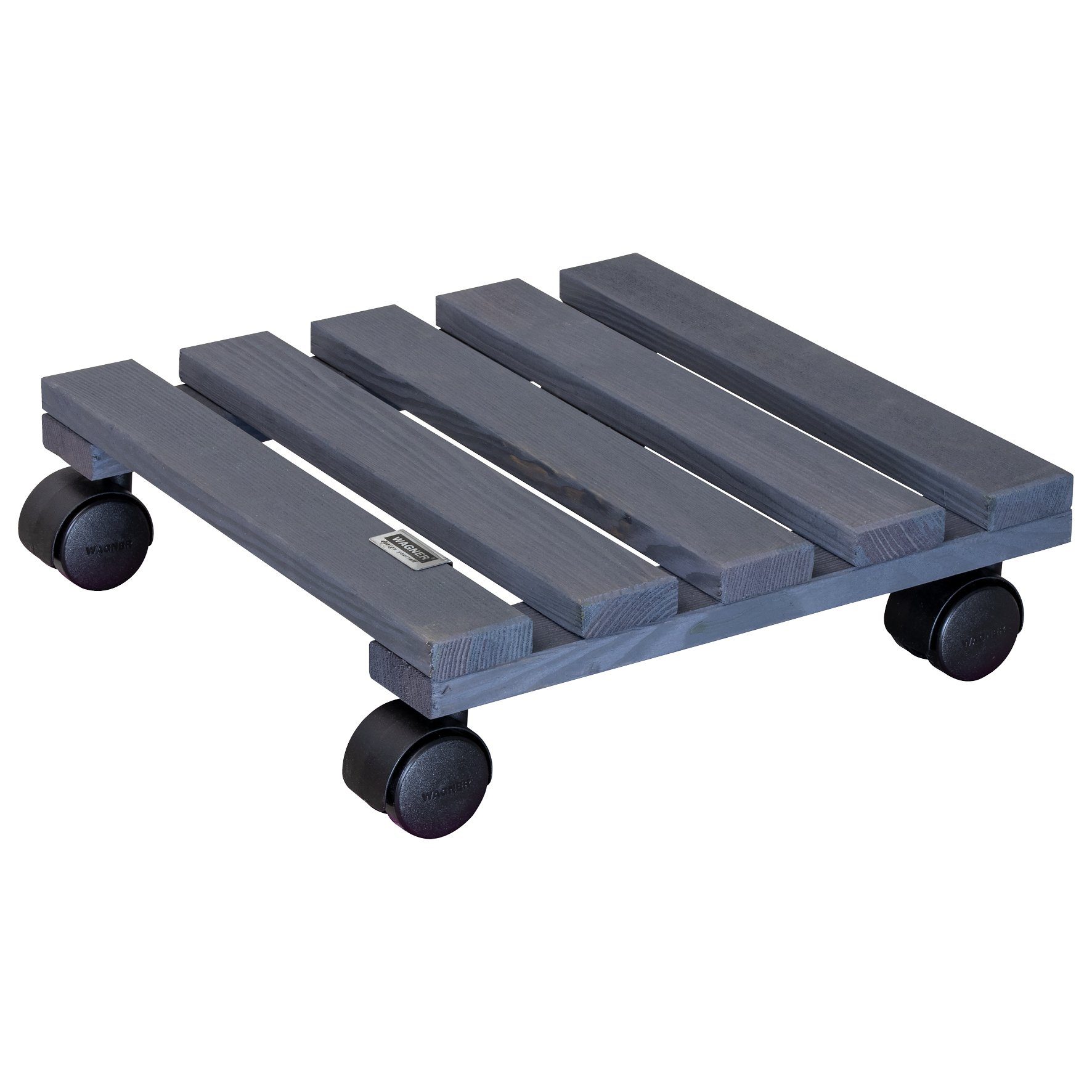 Pflanzenroller NATURE in diversen Größen I für Innenbereich I rund und eckig I aus FSC® Massivholz, unterschiedliche Farben I Tragkraft 100 kg - Made in EU