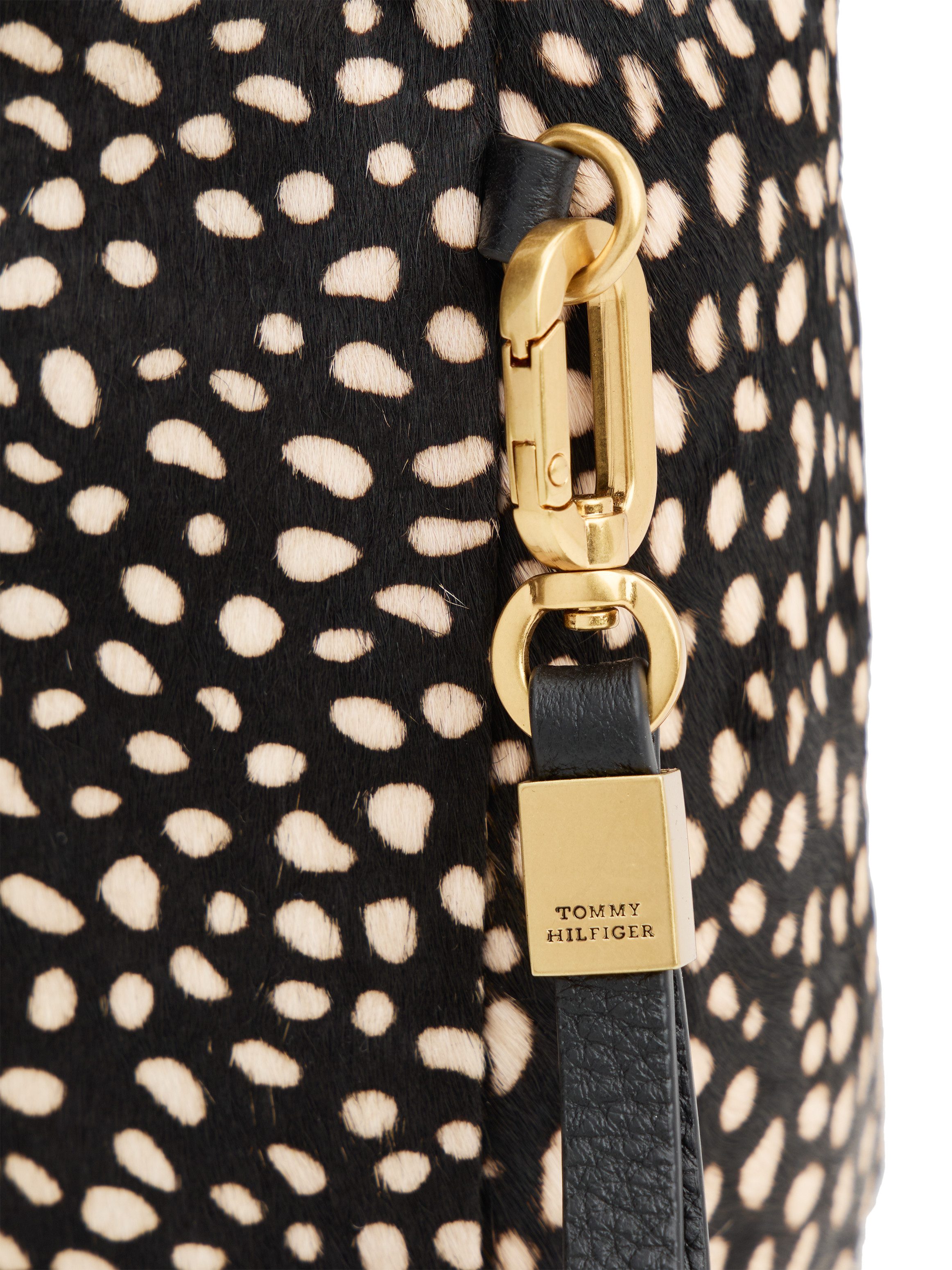Tommy Hilfiger Mini Bag TH ESSENTAIL, Damen Tragetasche, Schultertasche mit abnhembarem Schlüsselanhänger