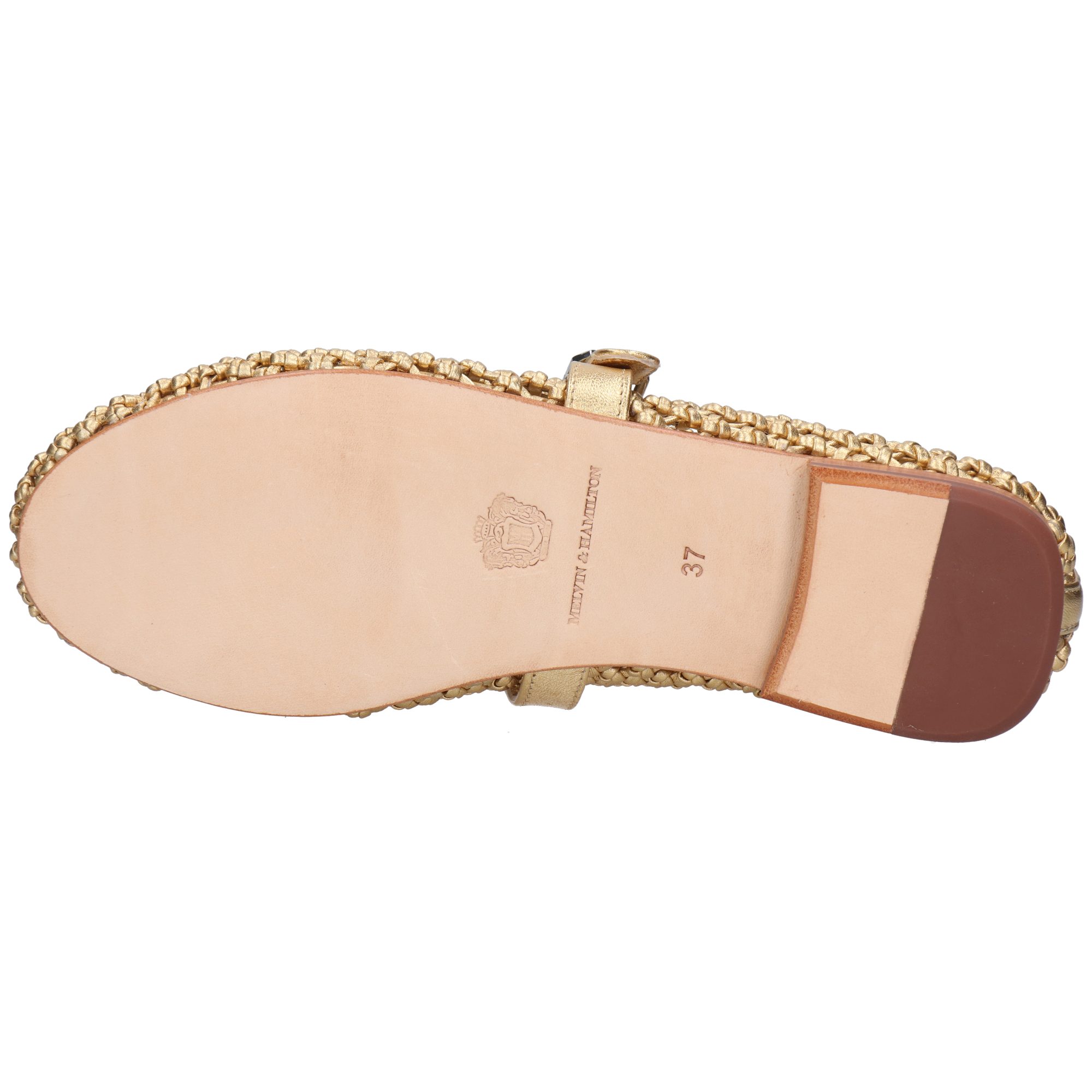 Melvin & Hamilton Alivia 1 Leder-Mary Jane Schuhe für Damen Ballerina Flache Absätze, Echtes Leder