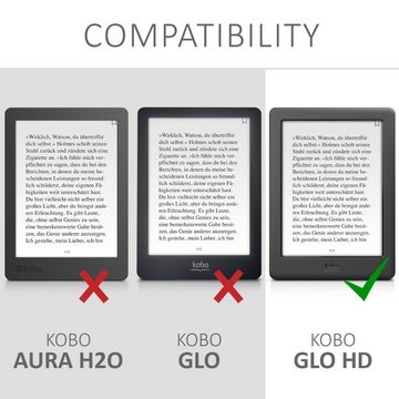 kwmobile E-Reader-Hülle Hülle für Kobo Glo HD Touch 2.0 eReader Klapphülle Cover e Reader Case, Klapphülle kompatibel mit Kobo Glo HD / Touch 2.0 - Hülle eReader