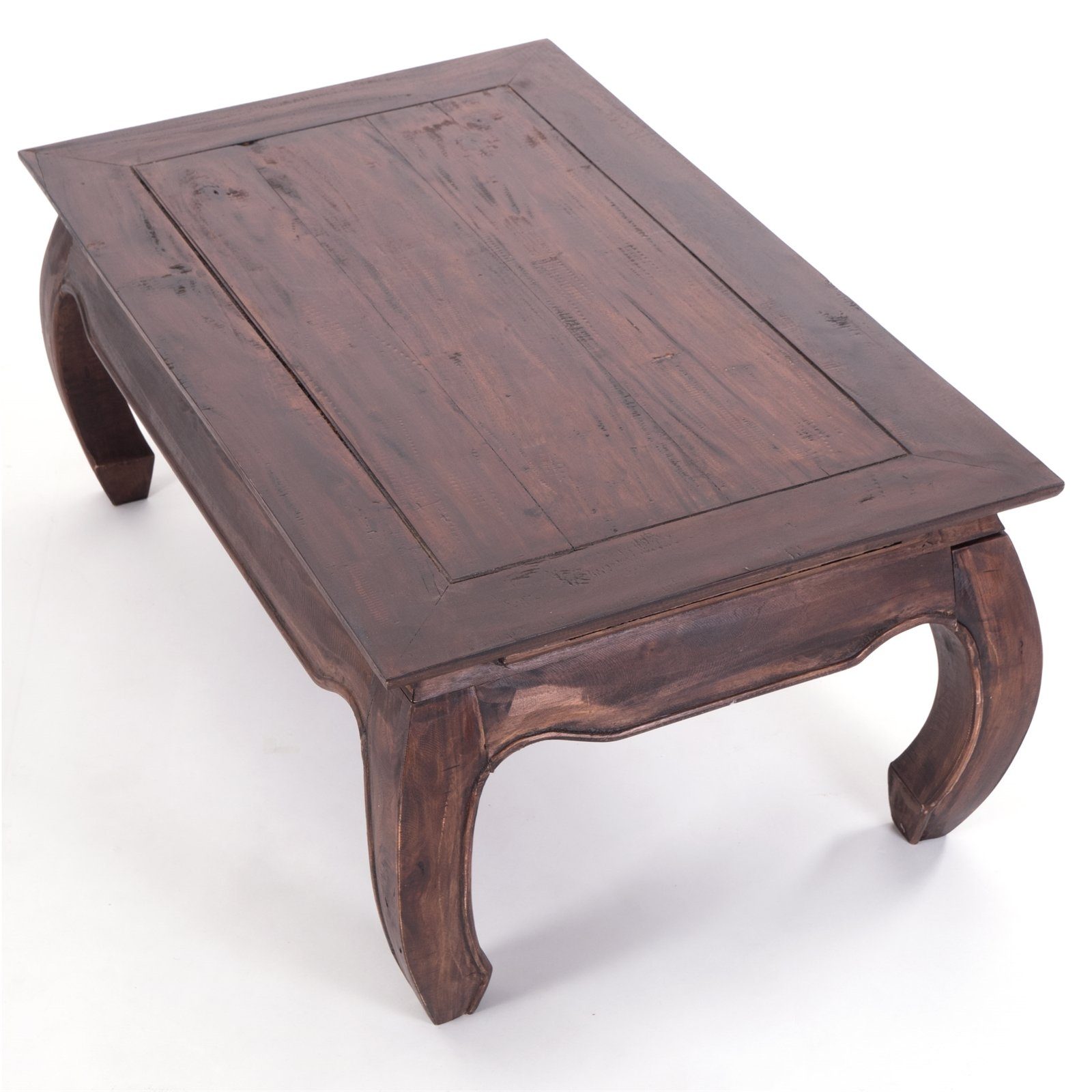 DESIGN DELIGHTS Couchtisch OPIUMTISCH "EAST", 100x60cm (BxT), Altholz massiv, Beistelltisch, 0 – Bild 4 von 5