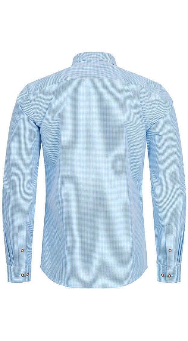 Nübler Trachtenhemd Trachtenhemd Langarm Rudi in Hellblau von Nübler günstig online kaufen