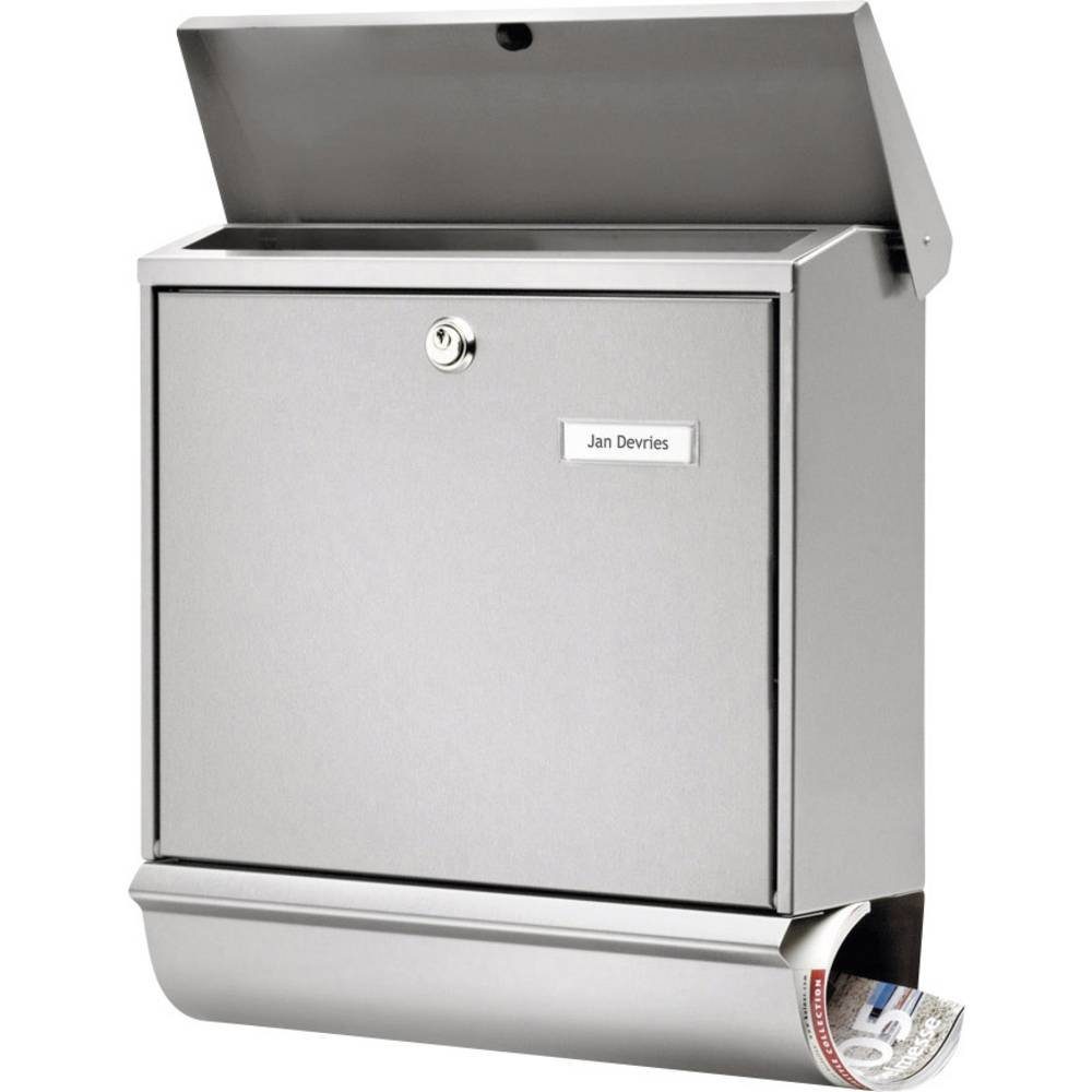 Briefkasten Edelstahl-Briefkasten Comfort-Set 39130 Ni