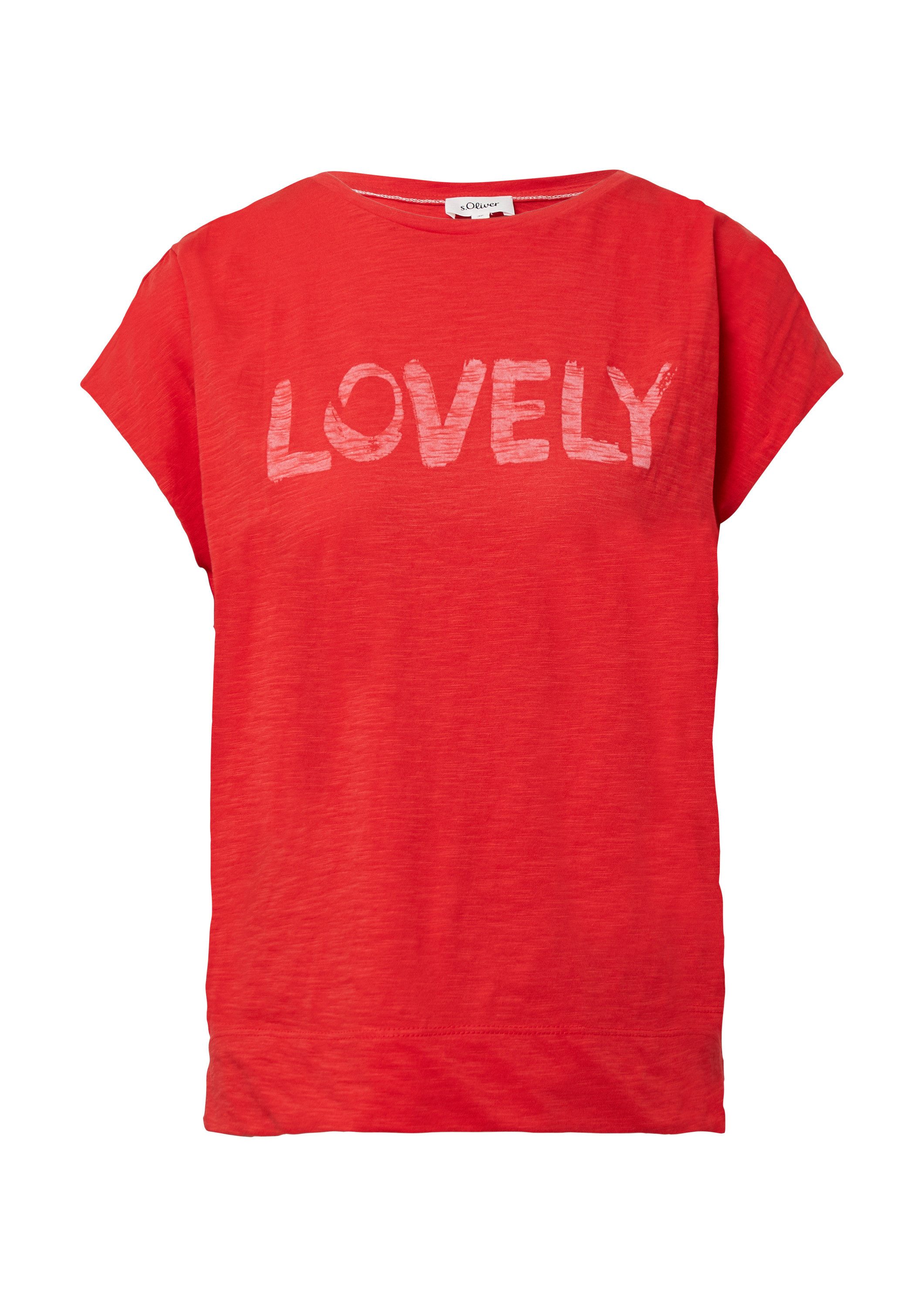 s.Oliver Kurzarmshirt T-Shirt (1-tlg) günstig online kaufen