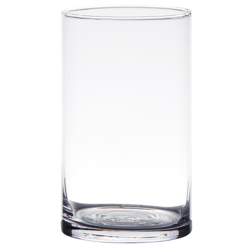 matches21 HOME & HOBBY Dekovase Glas Vase zylinderförmig Dekovase klar 1 Stk Ø 9x15 cm (1 St)