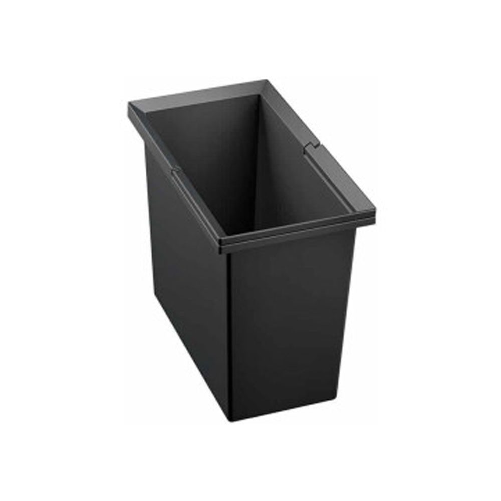 Blanco Mülleimer Abfallsammler SELECT Eimer 19 Liter, Schwarz, Kunststoff