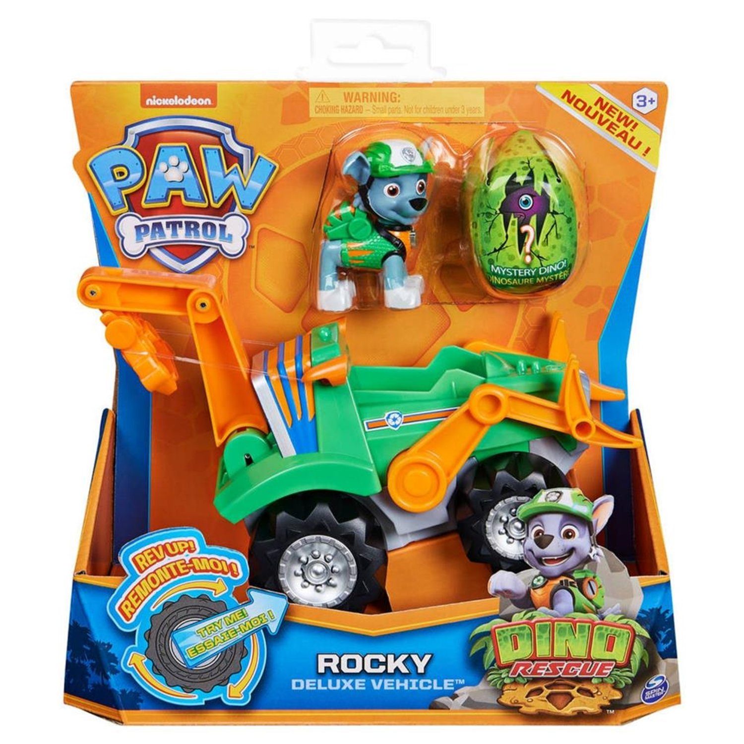 Spin Master Spielwelt 6059525 PAW PATROL DINO DE LUXE THEMED VEHICLE ROCKY