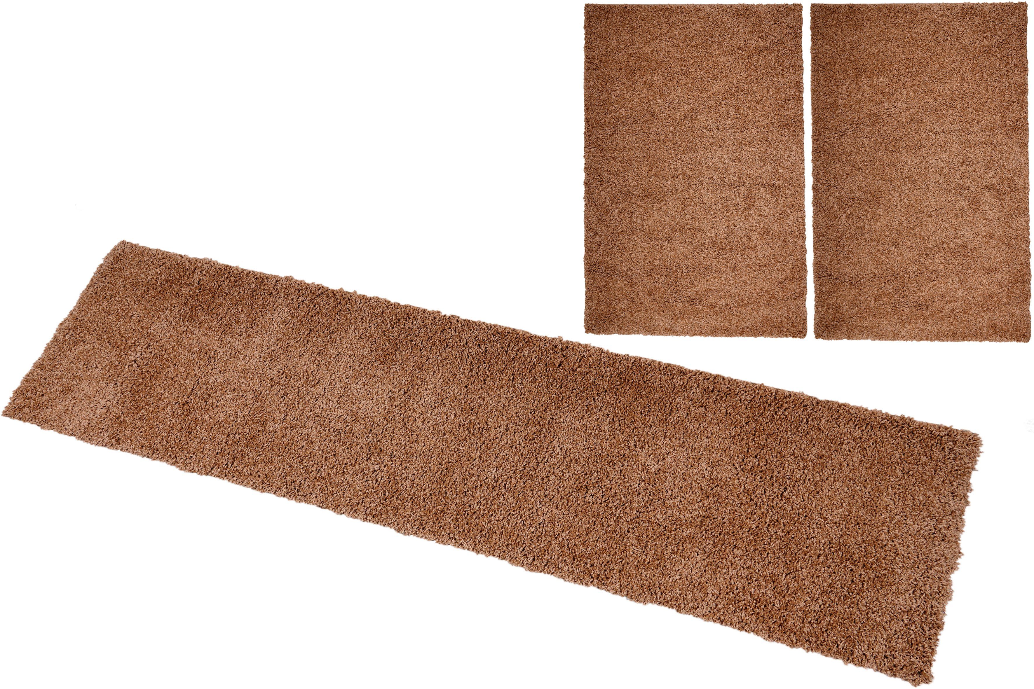 my home Bettumrandung "Shaggy 30" Höhe 30 mm 3 tlg. gewebt, 2- oder 3-teili günstig online kaufen