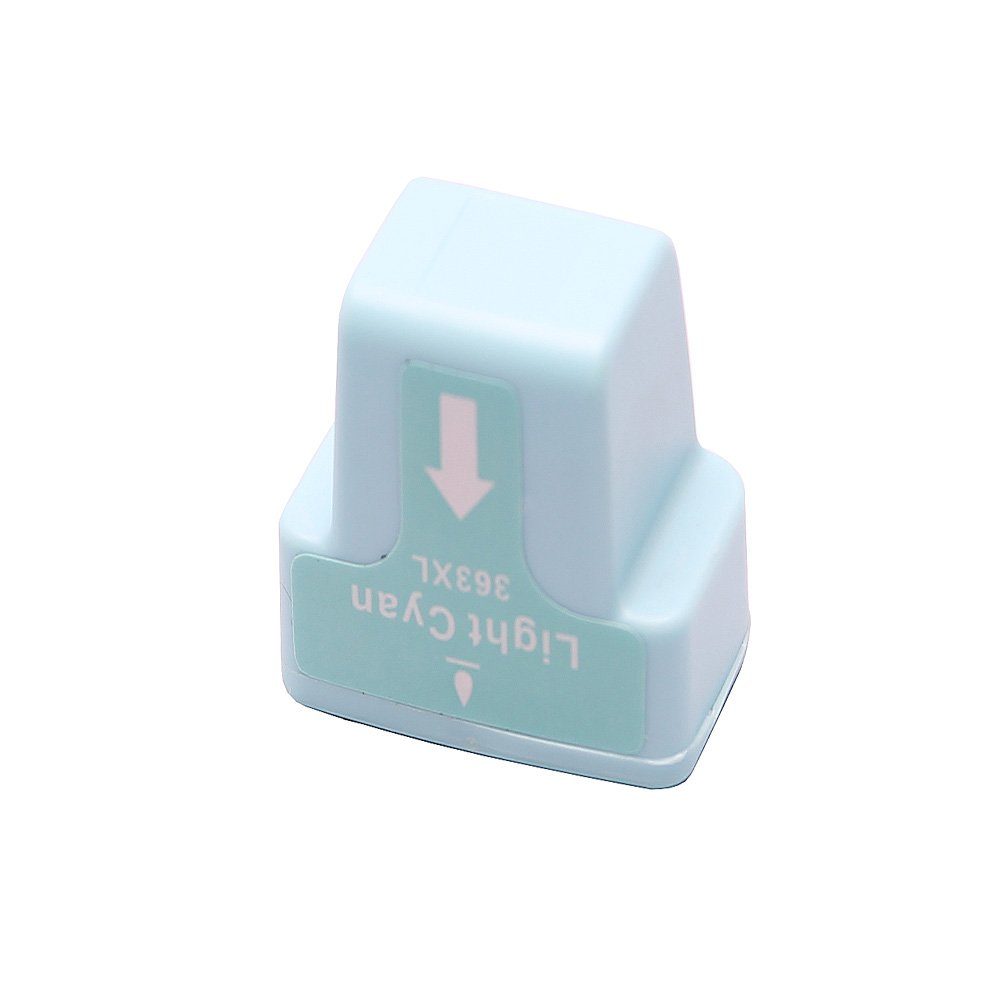 ABC Tintenpatrone (Kompatible Druckerpatrone für HP 363 Cyan Light 3100 Series 3108, C5175 C5180 C5185 C5190 C5194 C6150 C6160 C6170 C6175 C6180 C6185 C619)