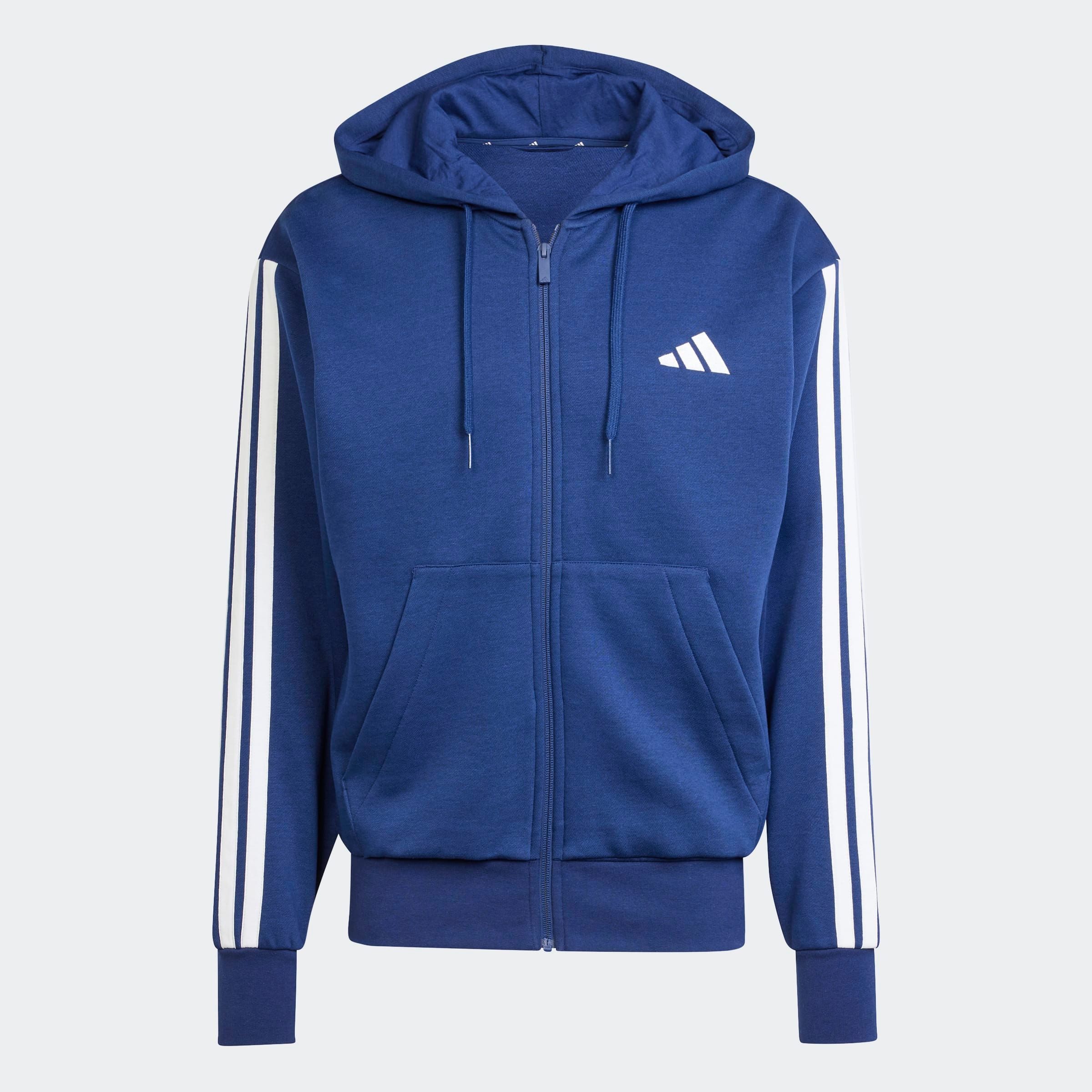 adidas Sportswear Sweatjacke ESSENTIALS 3-STREIFEN für Laufen und Sportmode, mit Reißverschluss