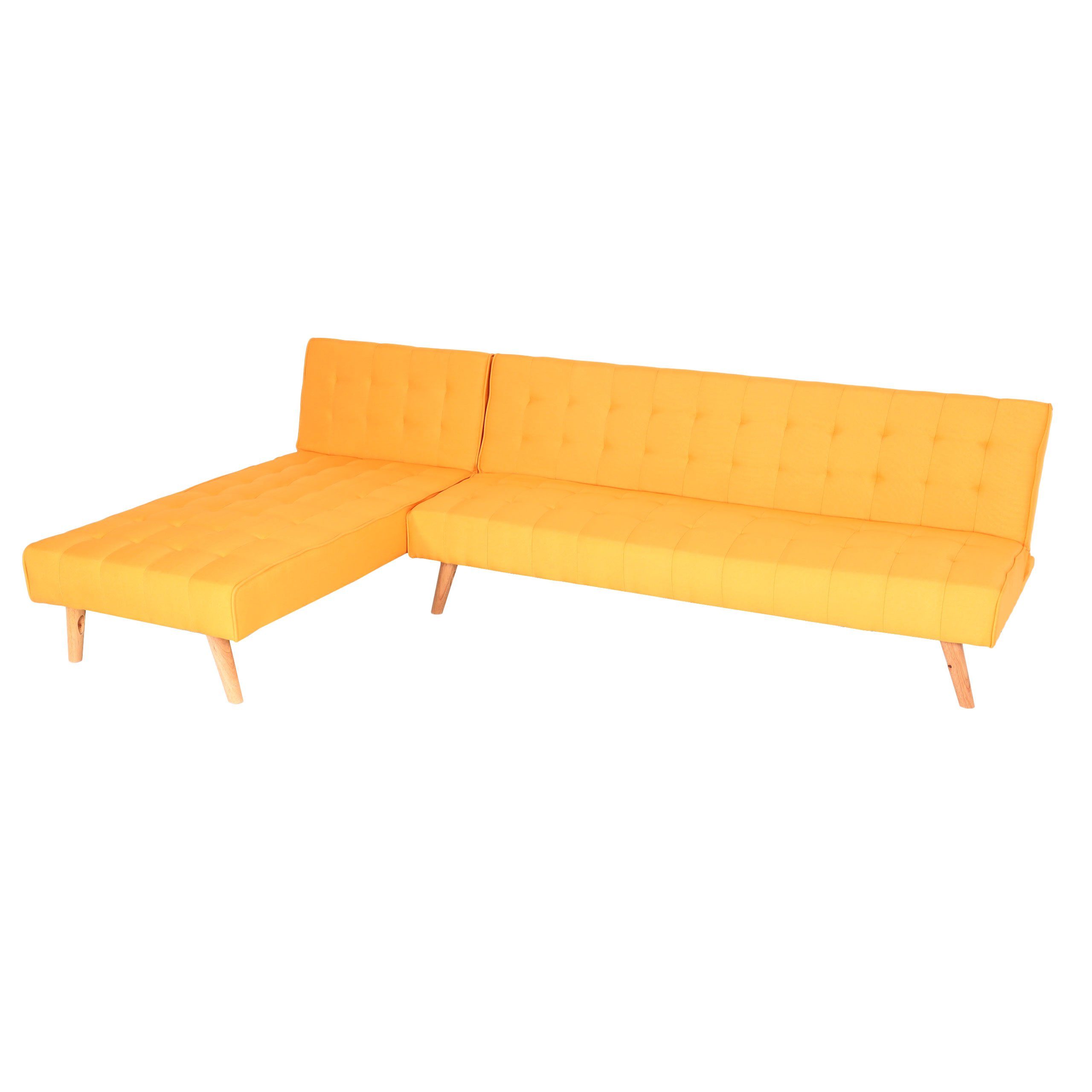 gelb MCW Liegefläche Ecksofa MCW-K38, | links/rechts gelb