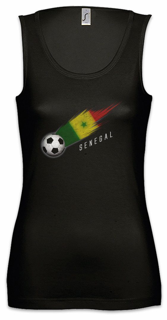 Tanktop Senegal Football Comet I Ärmelloses Damen T-Shirt Senegalesisch