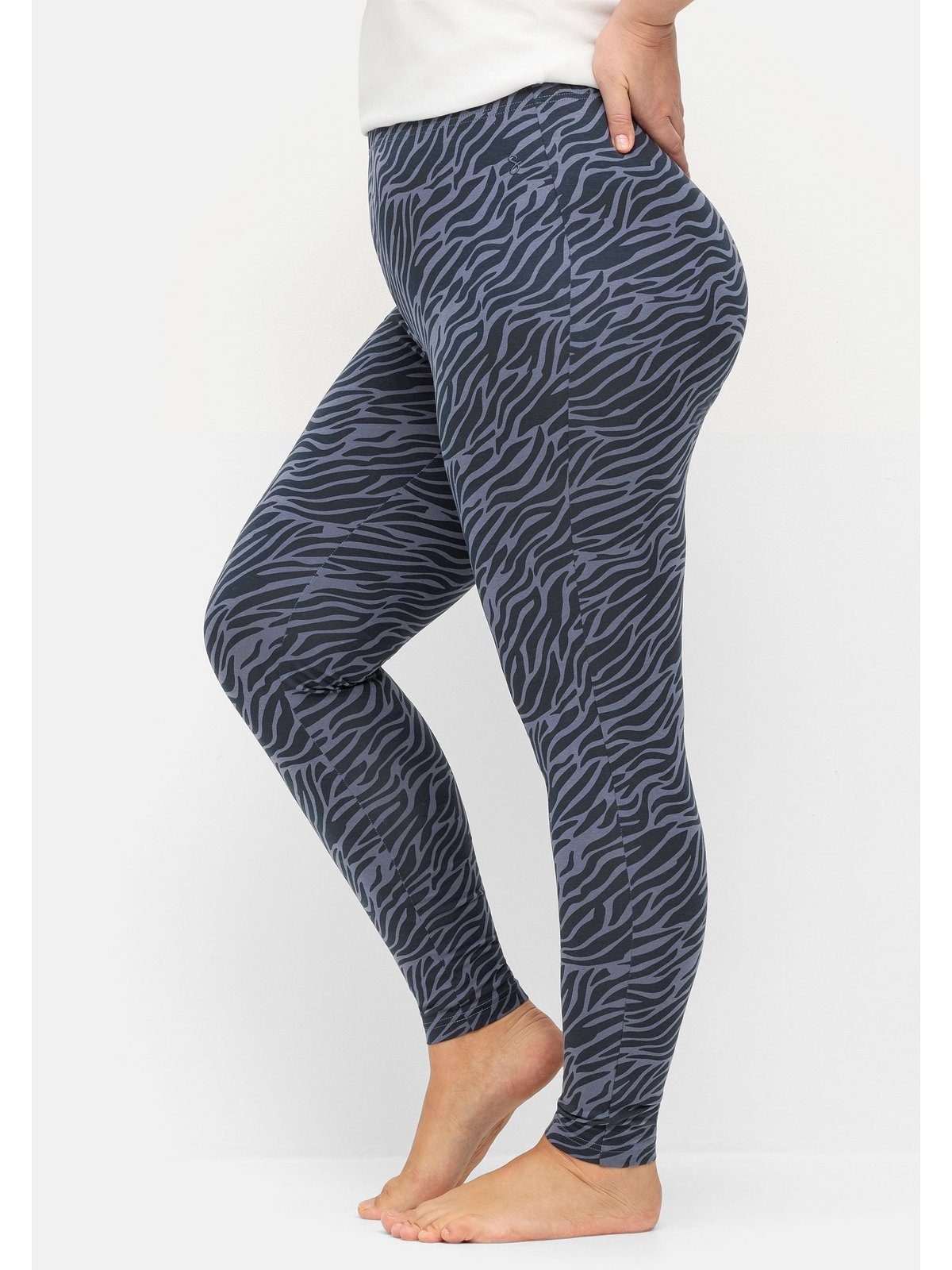 Sheego Leggings Größen mit Große Animal-Alloverdruck