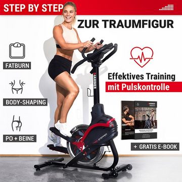 Hammer Power-Stepper Cross-Stepper, Fitness-Apps per Smartphone/Tablet