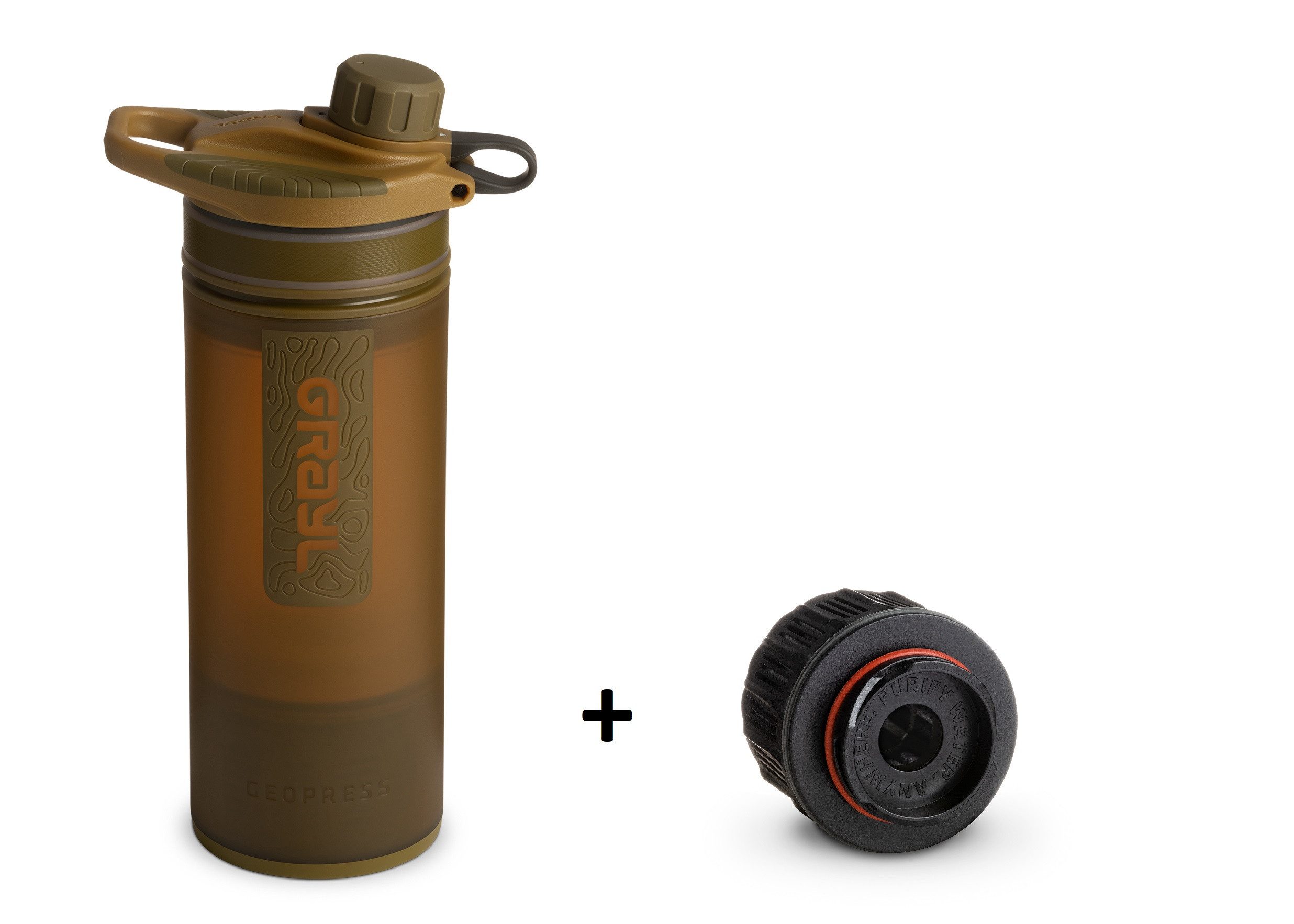 Grayl Wasserfilter GRAYL® GEOPRESS Purifier + 1 Replacement Cartridge