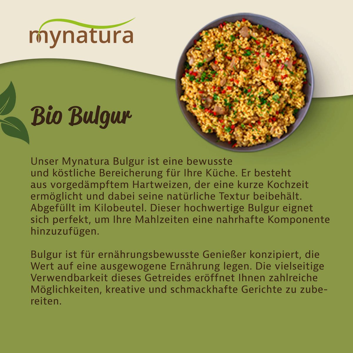 Mynatura Getreide Mynatura Bio Bulgur