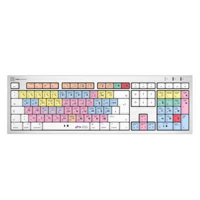Logickeyboard Apple-Tastatur (Avid Pro Tools ALBA DE (Mac) Pro Tools Tastatur deutsch - Apple Zube)
