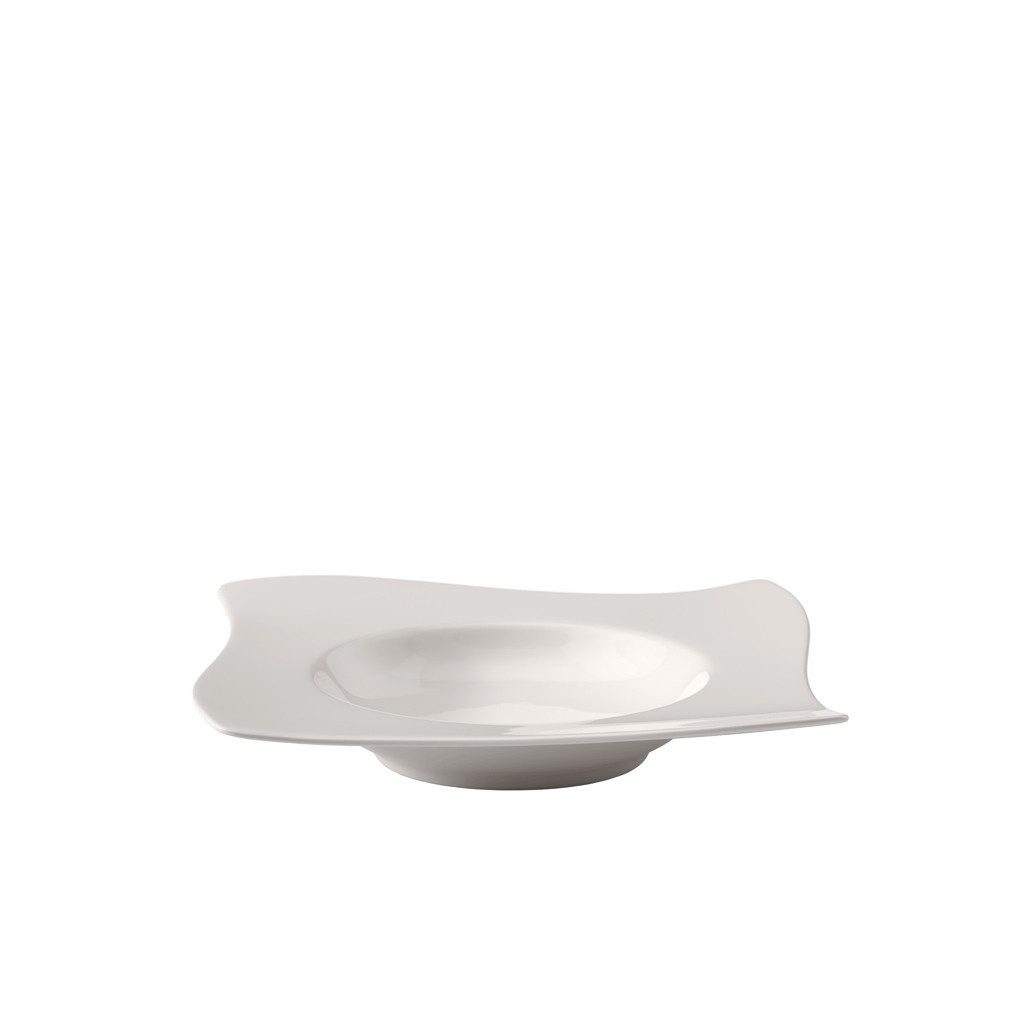 Villeroy & Boch Suppenteller NewWave Suppenteller, (1 St), Premium Porcelain, mikrow.- & spülm.sicher, Made in Germany