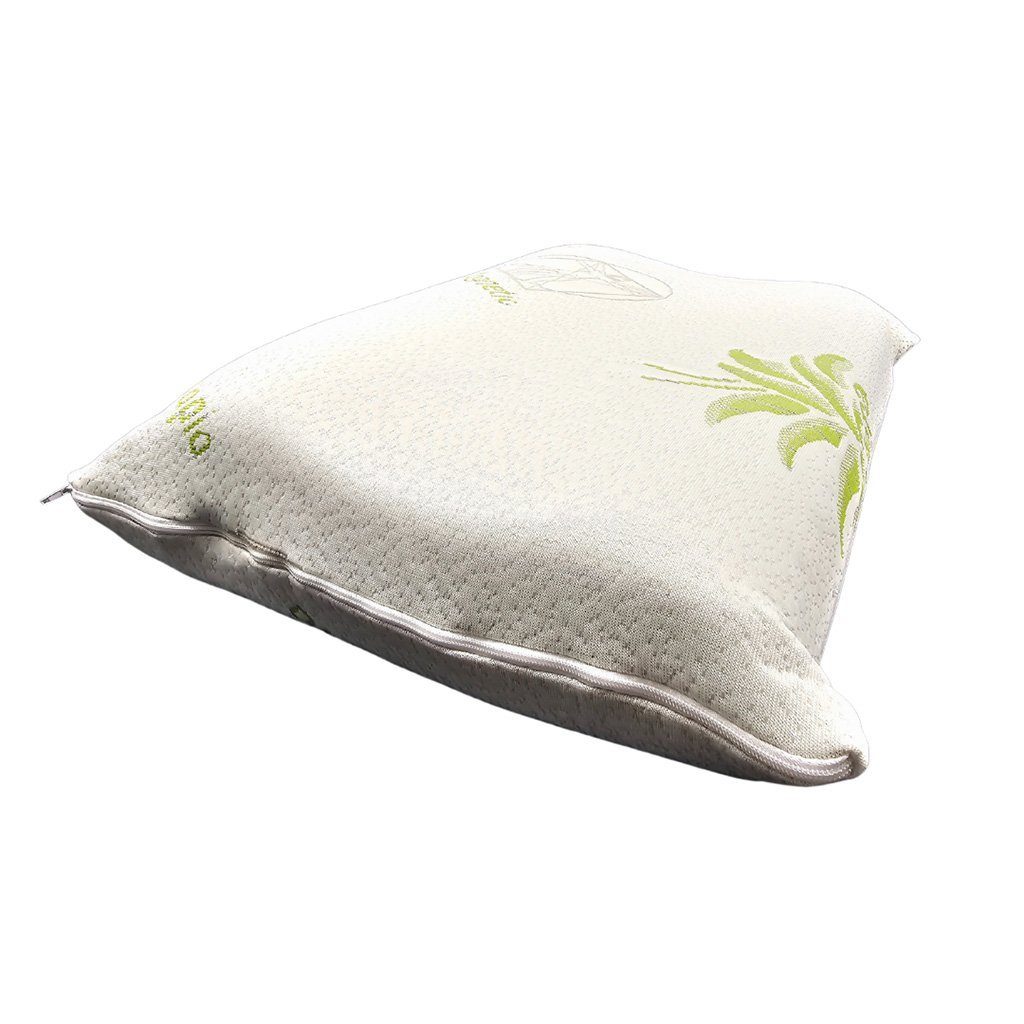 scarnatti Schlafkissen Comfort Silver Memory Foam Pillow - Druckentlastung, Aloe Vera Premium, Seitenschläfer, Bauchschläfer, Rückenschläfer, Set, 1-tlg, anatom – Bild 3 von 5