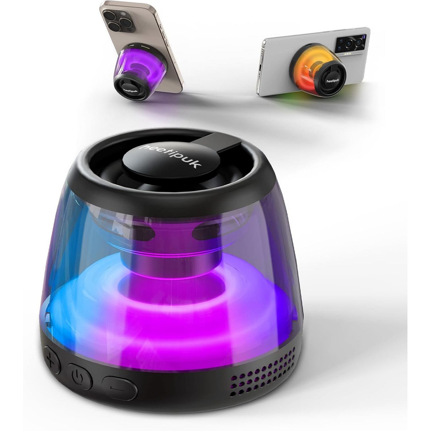 Bluetooth-Lautsprecher mit Magnetischer, Tragbarer wasserdichter Bluetooth-Lautsprecher
