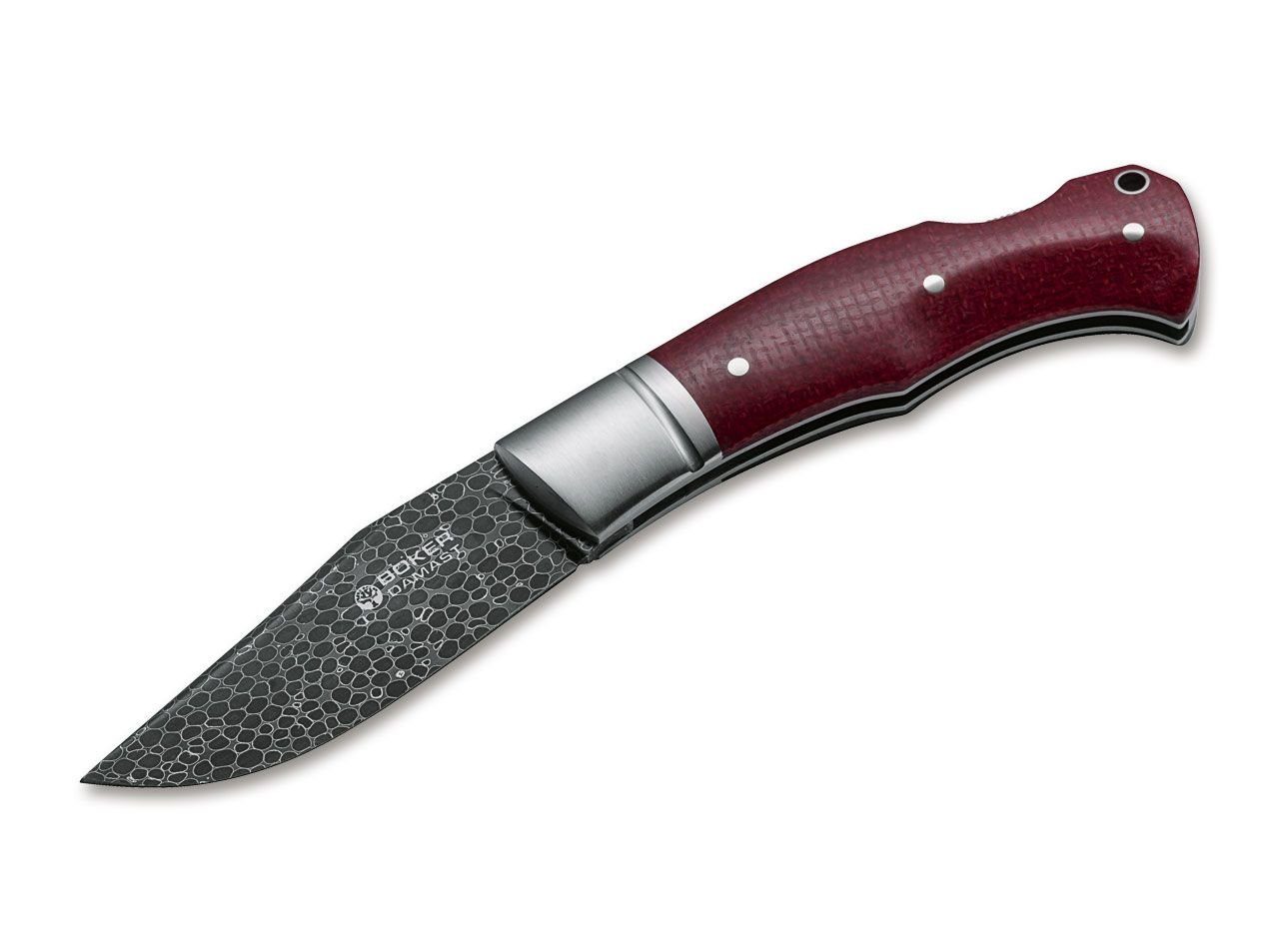Böker Manufaktur Solingen Taschenmesser Taschenmesser Boxer Damast
