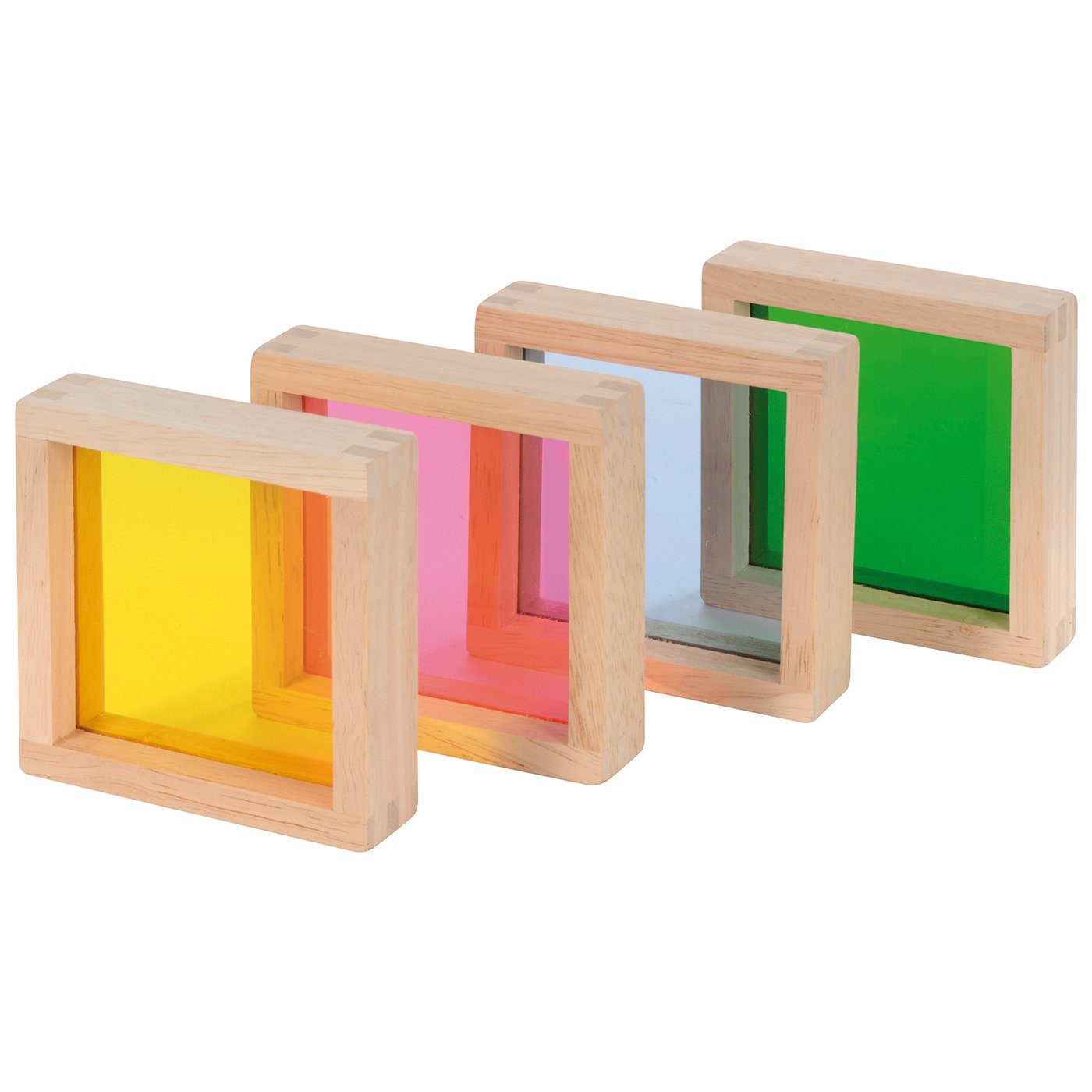 Blocks Set und bunt Spiegel EDUPLAY 7er Lernspielzeug