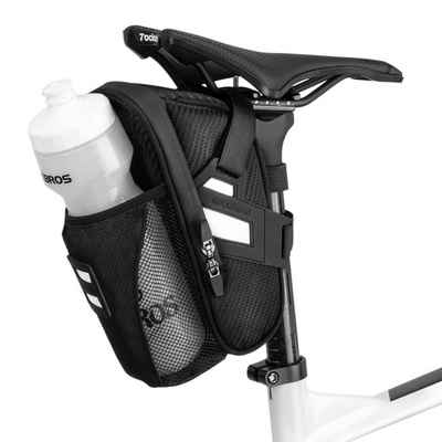 ROCKBROS Fahrradtasche Fahrrad Satteltasche, Wasserdicht Kratzfest, für MTB Rennrad, Reflektierend mit/ohne Wasserflasche