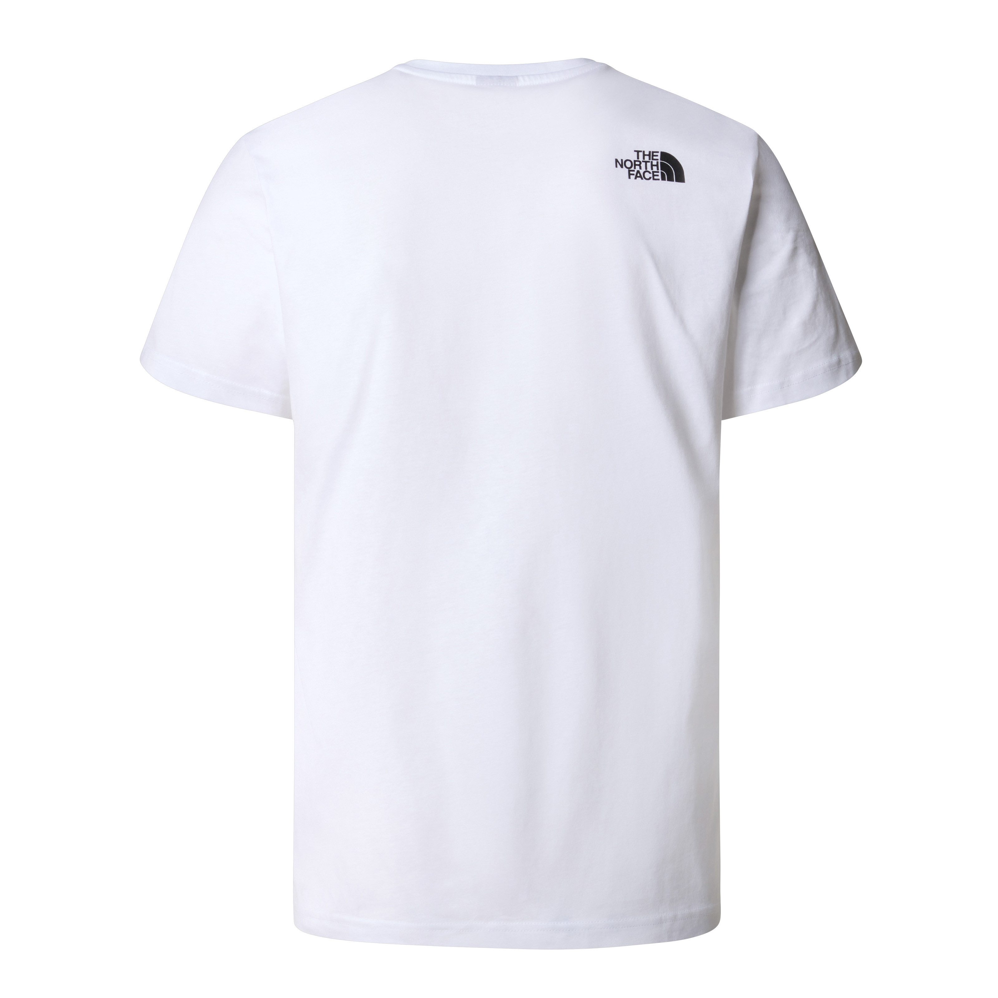 The North Face T-Shirt M SS NEVER STOP EXPLORING TEE mit Logodruck, Kurzarm-Design, aus Baumwolle, pflegeleicht