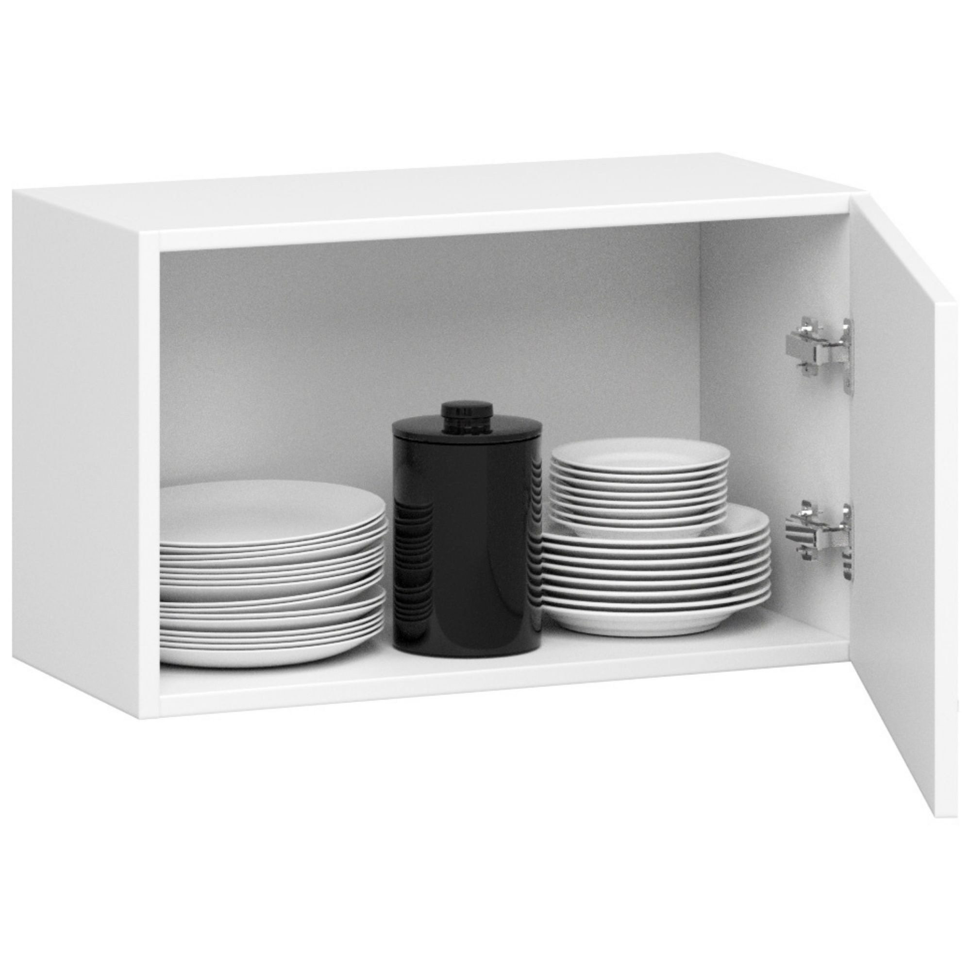 Raumhirsch Furniture Hängeschrank Hängeschrank Küche W60 - Moderner Stauraum - Oberschrank Eleganter Oberschrank für die Wandmontage in Hochglanz