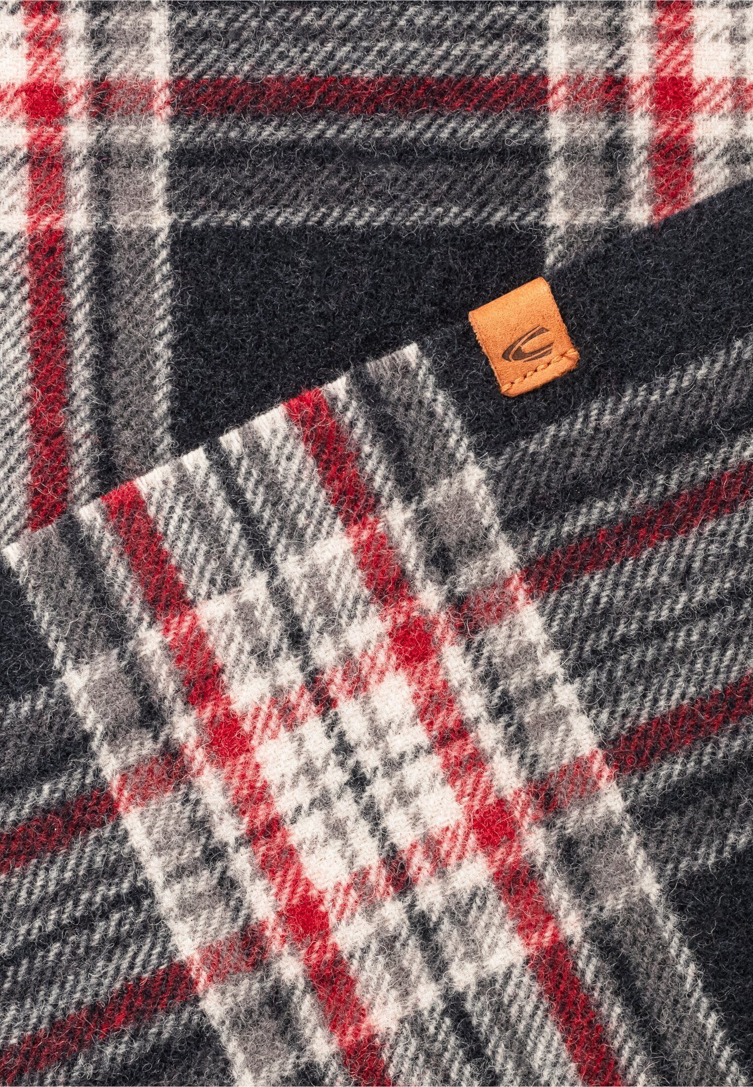 camel active Wollschal Webschal aus Wolle