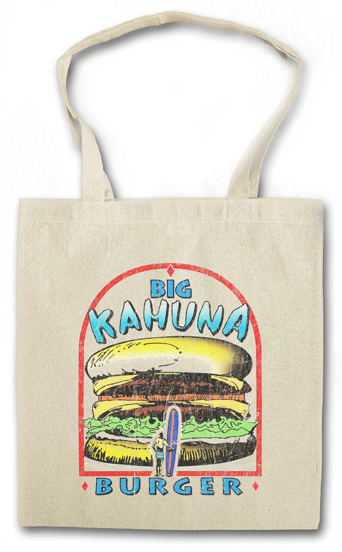 Beuteltasche Big Kahuna Burger Stofftasche Pulp Vincent Logo Restaurant Fiction