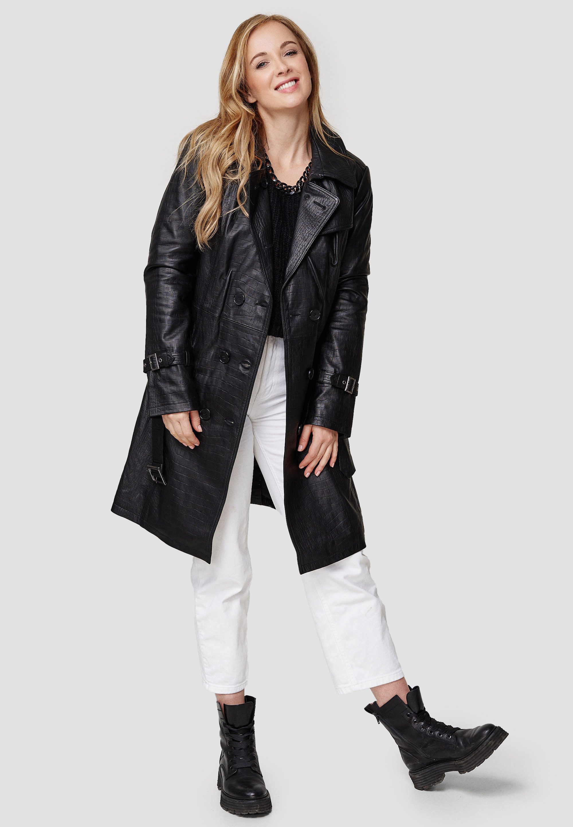 S&A Ledermoden Lederjacke Sandy günstig online kaufen