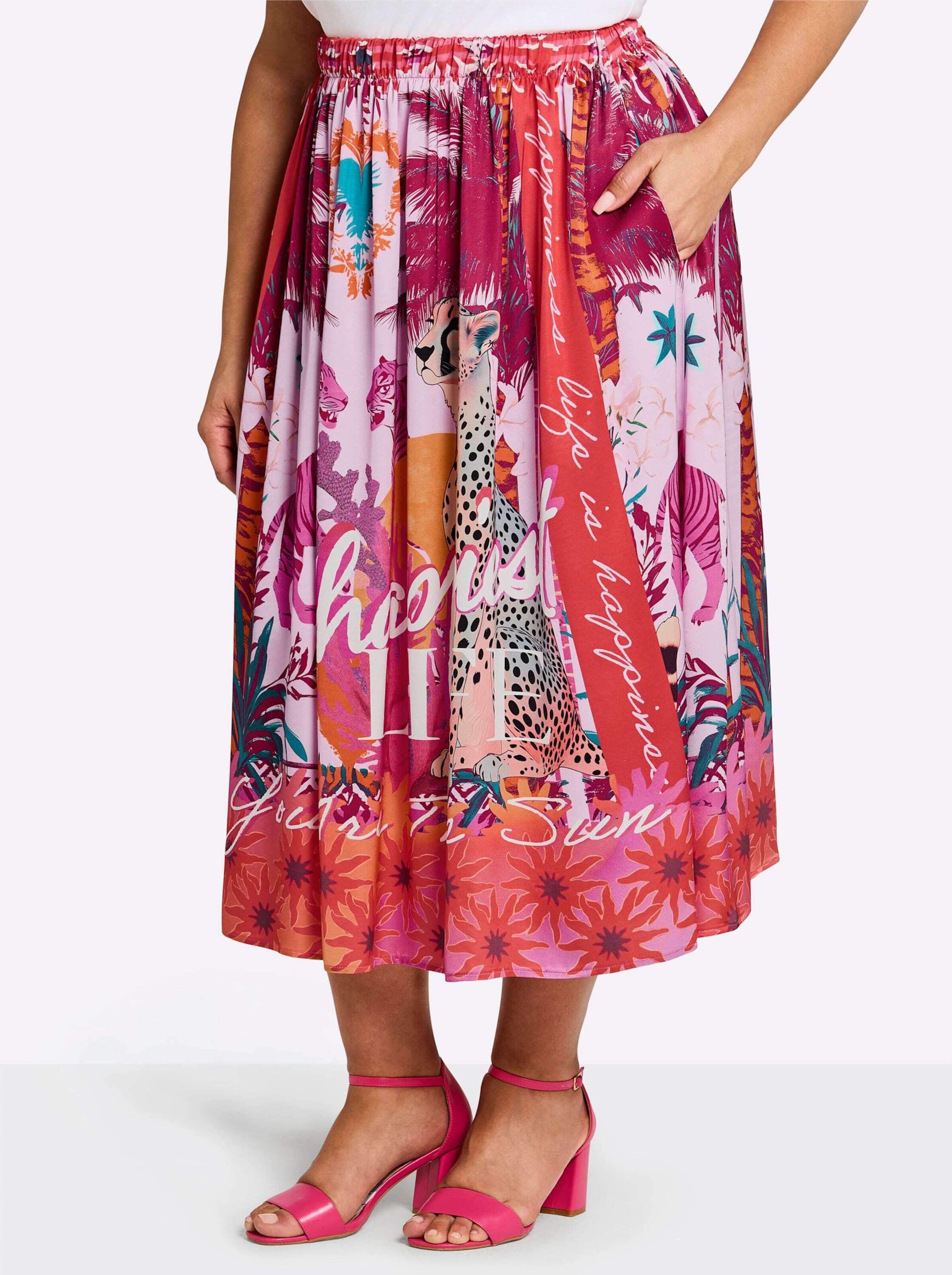 Sheego A-Linien-Rock Rock .