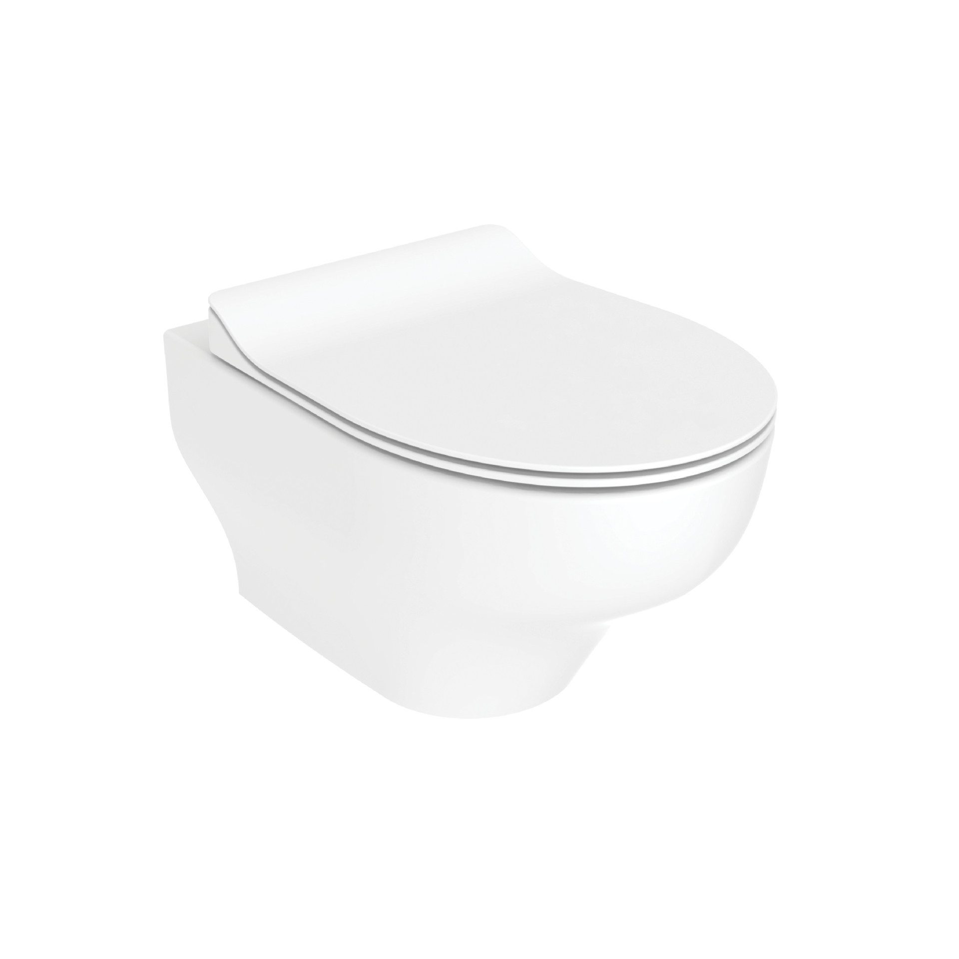 Creavit Tiefspül-WC NS323-11CB00E-0000, Spülrandlos, Tornado Flush