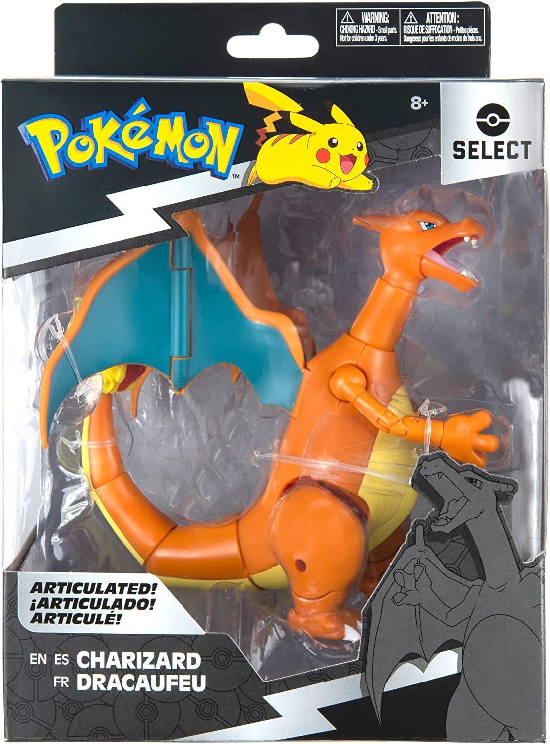 Jazwares Spielfigur Jazwares PKW2407 - Pokémon - 15cm Select Figuren - Glurak