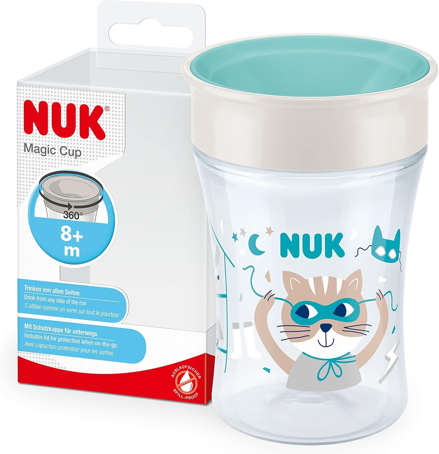 NUK Trinkflasche NUK Magic Cup, 230ml, mint