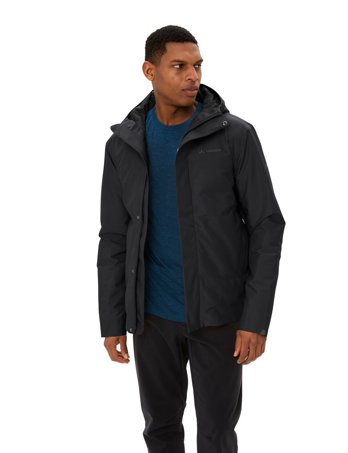 VAUDE Regenjacke MEN'S CYCLIST WARM RAIN JACKET II sportlicher Stil, regular fit, wasserdicht, atmungsaktiv